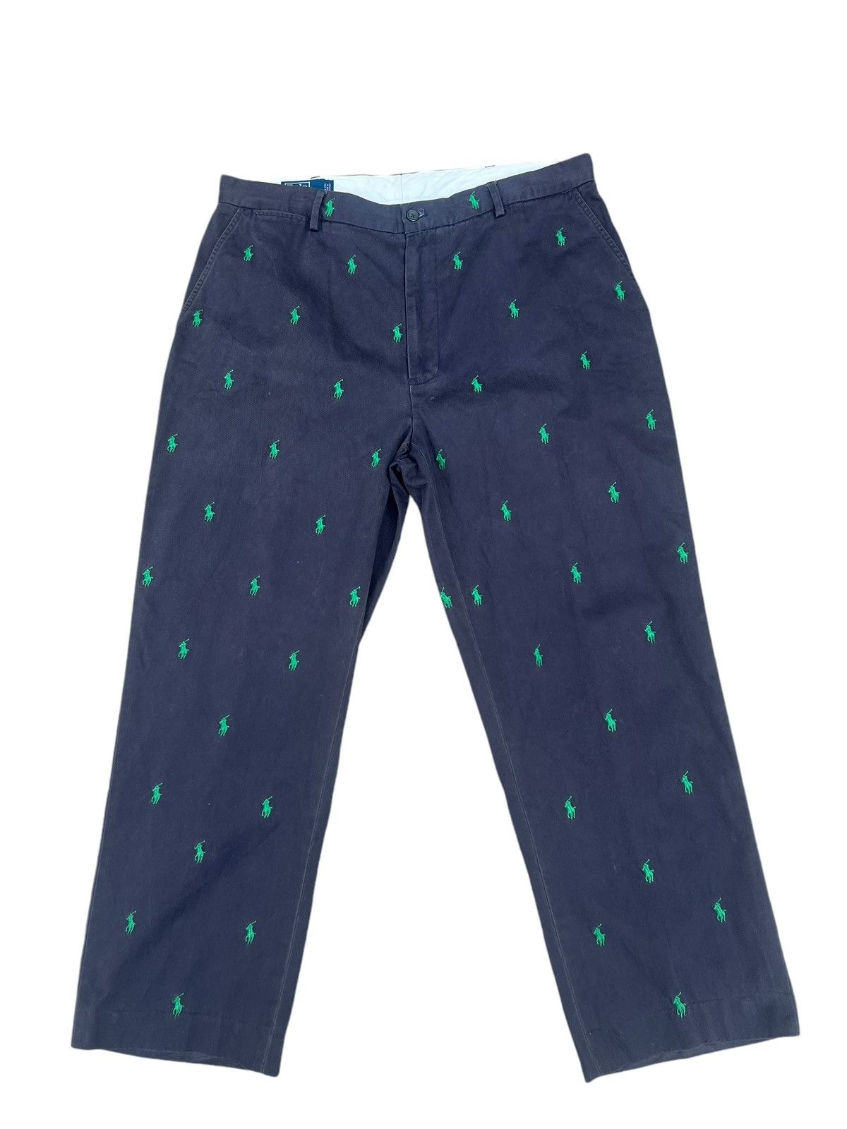 Polo Ralph Lauren Vintage Polo Ralph Lauren Small Pony Faded Chinos Pant Size US 35 - 1 Thumbnail