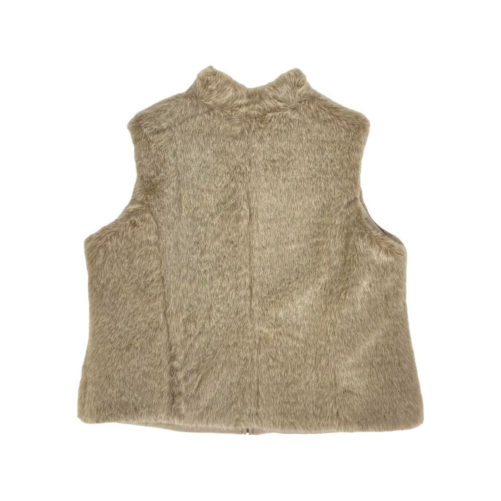 Other Principles Reversible Faux Fur Gilet Bodywarmer Jacket Size XL / US 12-14 / IT 48-50 - 2 Thumbnail
