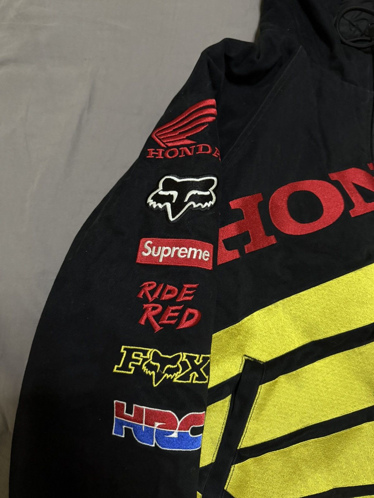 Honda × Supreme Supreme Honda fox racing puffy zip up jacket Size US XL / EU 56 / 4 - 3 Thumbnail