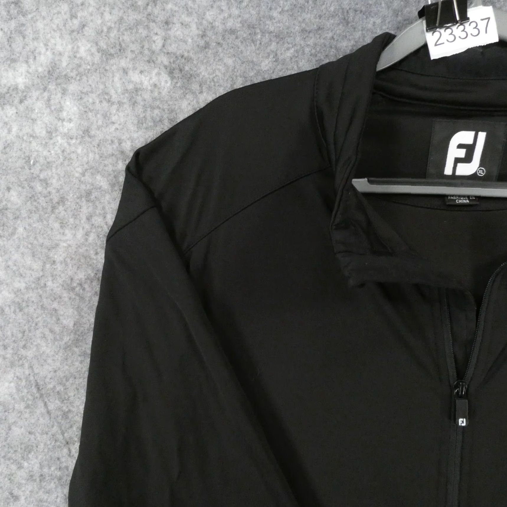 Footjoy FootJoy Jacket Mens Extra Large Long Sleeve Black Lined Full Zip Golf Size US XL / EU 56 / 4 - 3 Thumbnail