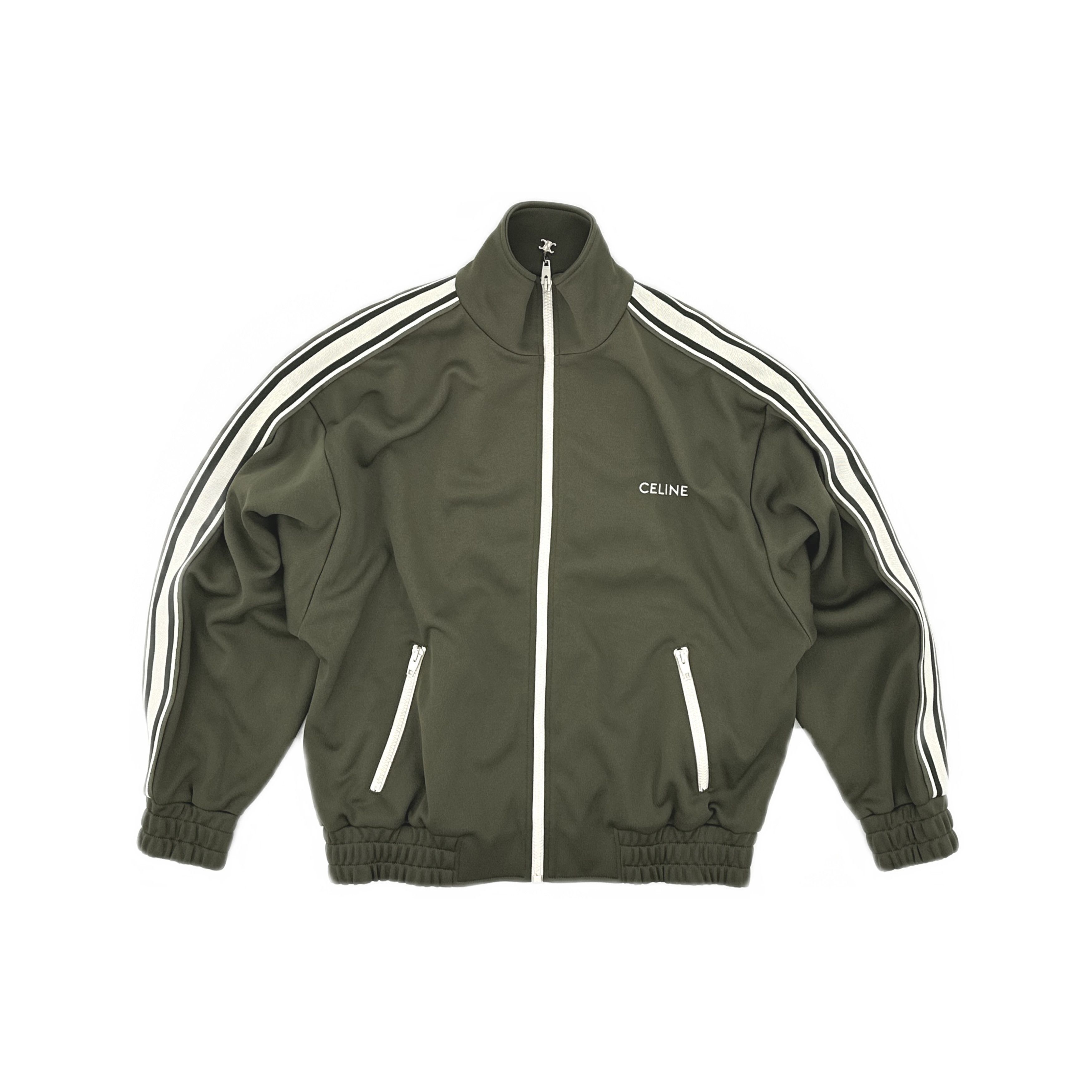 Celine Celine Green Track Jacket XS Size XS / US 0-2 / IT 36-38 - 1 Thumbnail