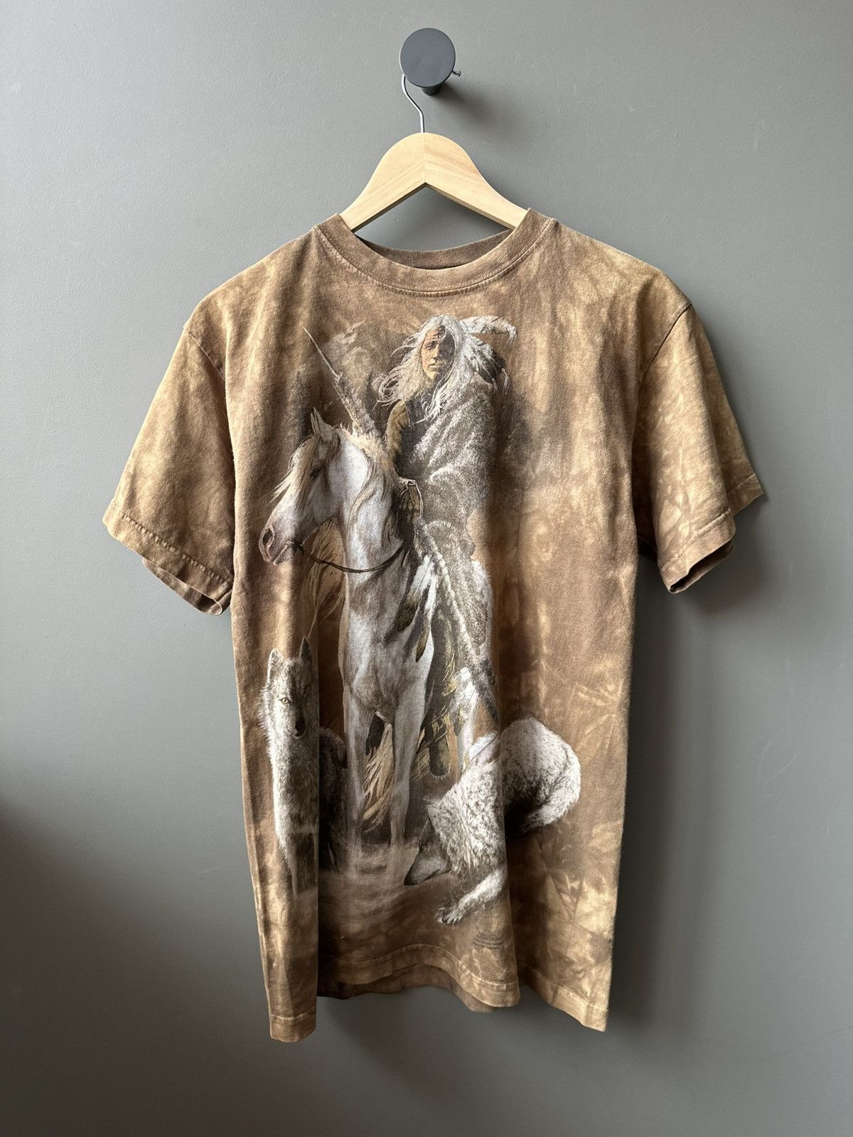 The Mountain The Mountain Indian Wolf Tie Dye T-Shirt Size M Size US M / EU 48-50 / 2 - 1 Thumbnail