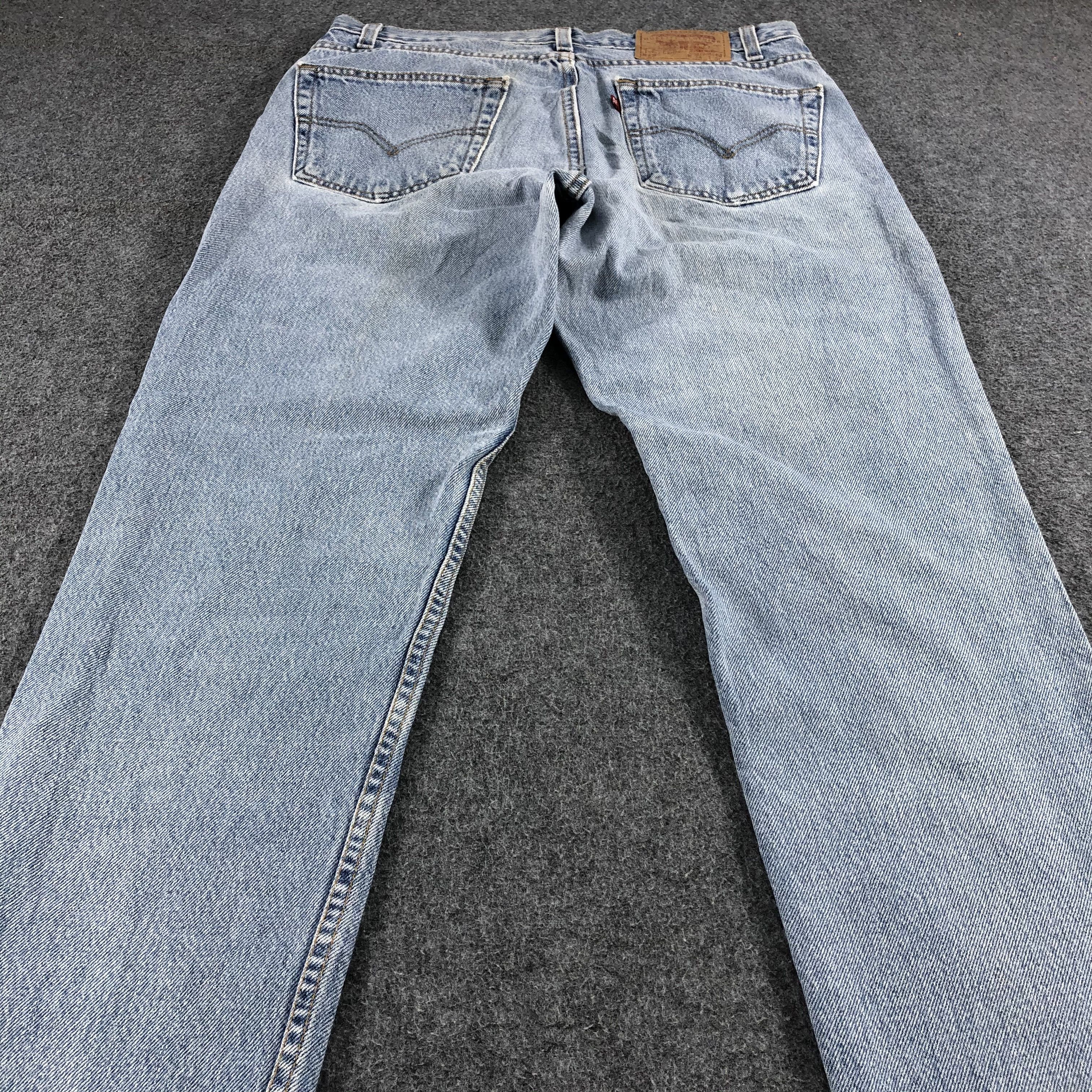 Levi's Vintage 90s Light Wash Levis 512 Jeans-J1217 Size US 33 - 4 Thumbnail