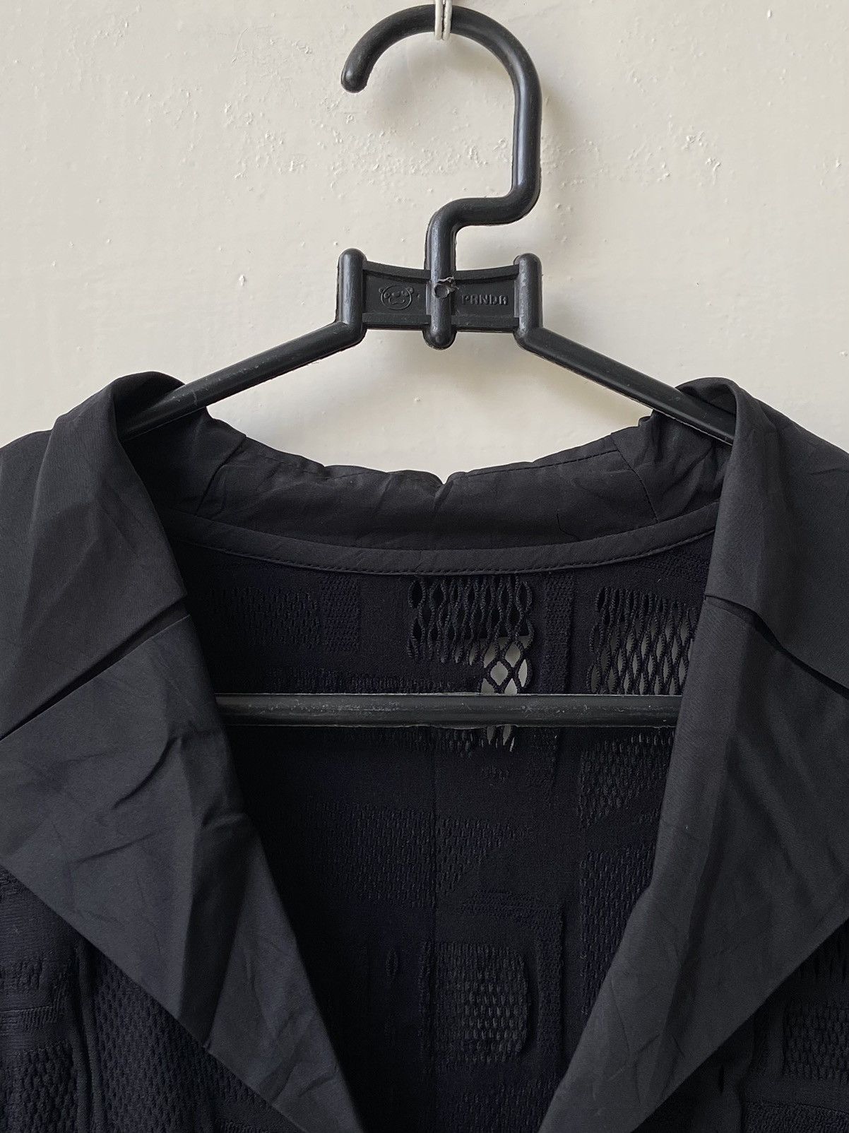 Hiroko Koshino Homme Hiroko Koshino Black Zipper Shirt Size US S / EU 44-46 / 1 - 5 Thumbnail