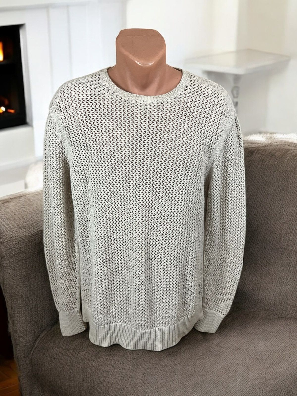 Allsaints Allsaint Destinn Crew beige sweater size L Size US L / EU 52-54 / 3 - 1 Thumbnail