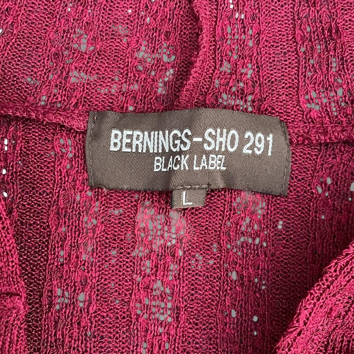 BERNINGS SHO BERNINGS SHO 1921 Black Label Hooded Layered Knit Long Vest Size L / US 10 / IT 46 - 3 Thumbnail
