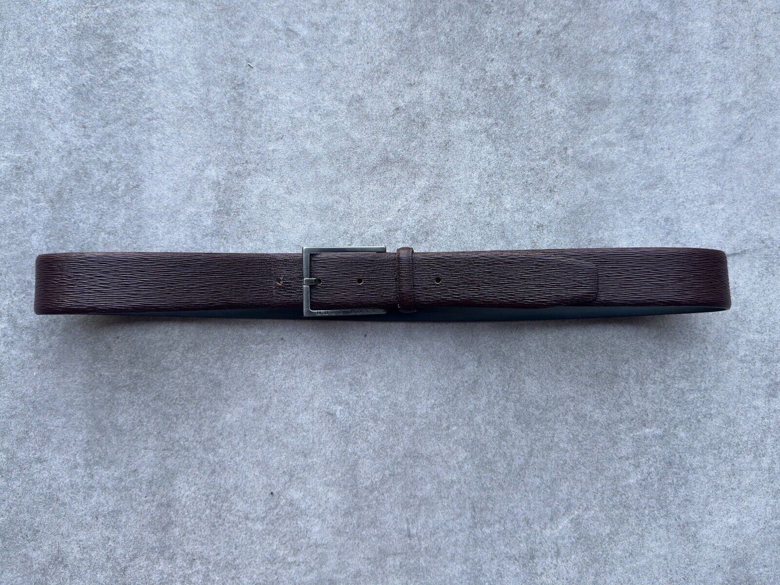 Hugo Boss Hugo Boss Mens Cowskin Handmade Belt Brown 90-34 Size 34 - 1 Thumbnail