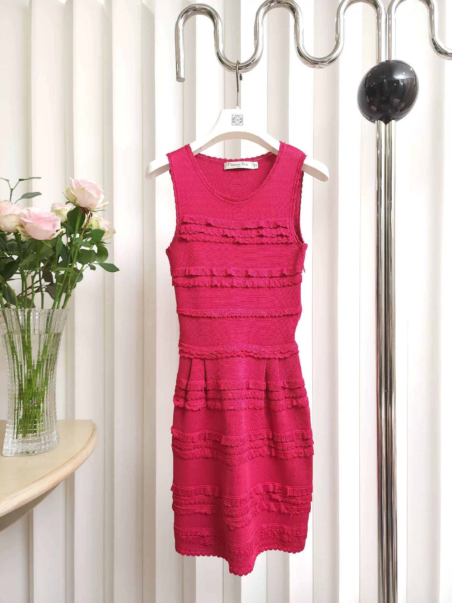 Dior dior layered knit dress in pink Size M / US 6-8 / IT 42-44 - 1 Thumbnail