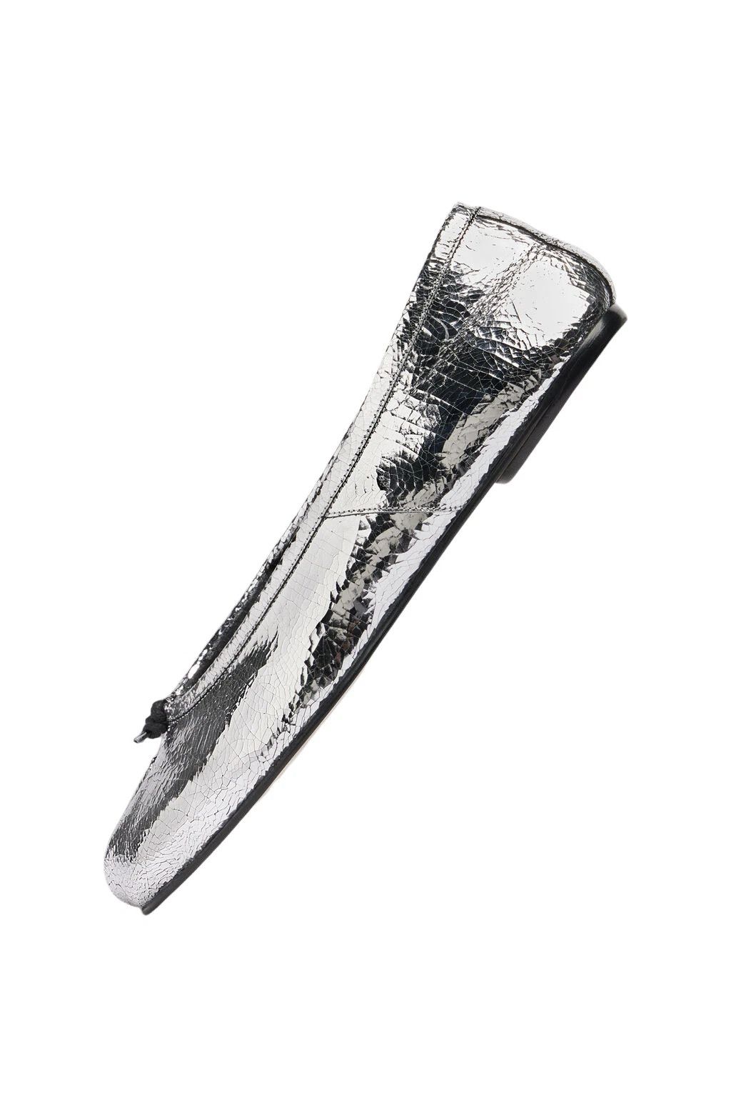 Maison Margiela MAISON MARGIELA Tabi Broken Mirror Silver Ballerinas Size US 5.5 / IT 35.5 - 2 Thumbnail