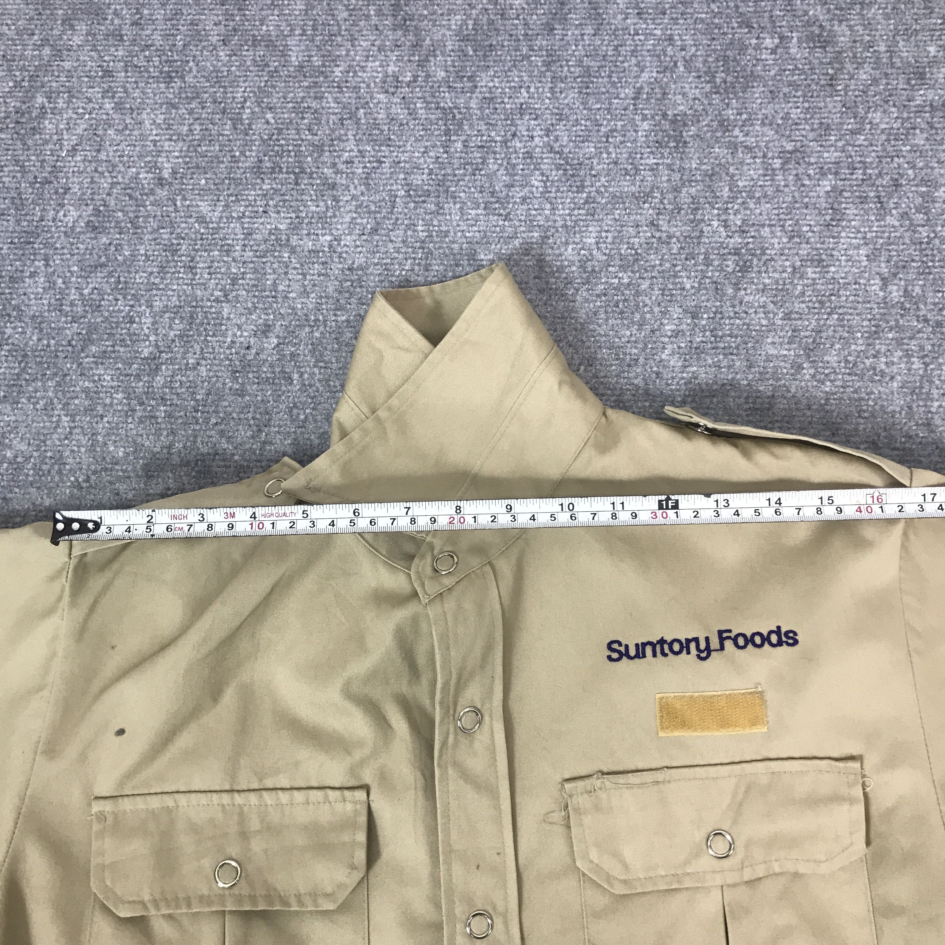 Japanese Brand vintage suntory food Snap Button Shirt jacket K62B4 Size US L / EU 52-54 / 3 - 5 Thumbnail