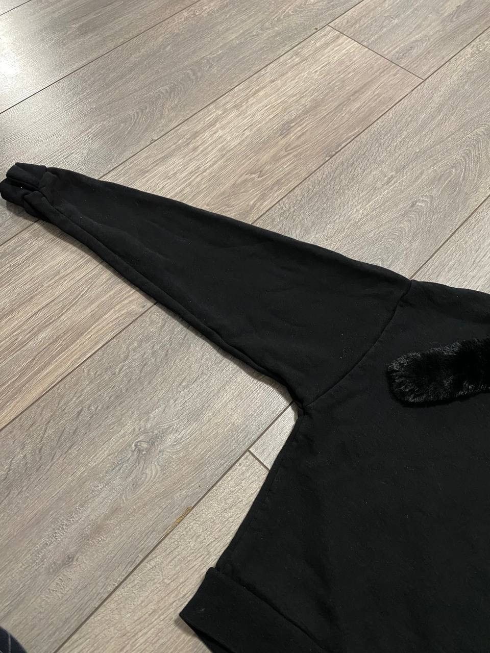 Comme Des Fuck Down Comme des Fuck Down Hoodie Cropped With Faux Fur Y2K Black Size XS / US 0-2 / IT 36-38 - 3 Thumbnail