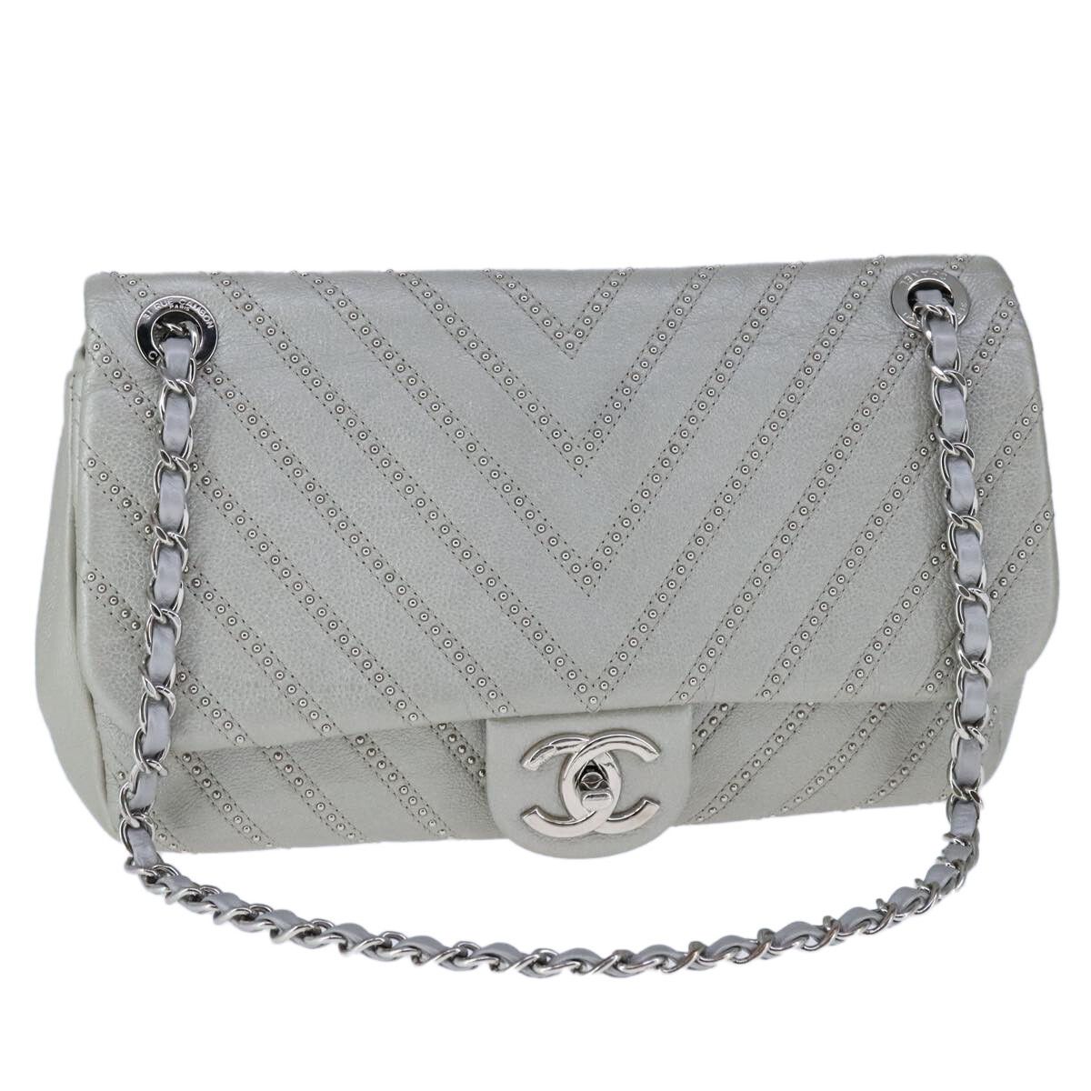 Chanel Chanel Vintage Classic Single Flap Bag Stitched Calfskin Size ONE SIZE - 1 Thumbnail