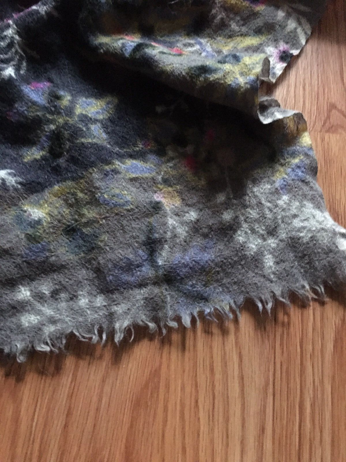 COPENHAGEN STUDIOS EPICE Paris Copenhagen Floral Wool Large Scarf Shawl Size ONE SIZE - 11 Thumbnail