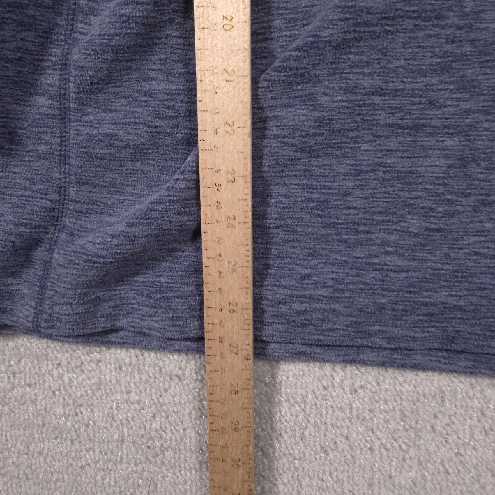 Vintage Woman Within Sweater Plus 18/20 Blue Fleece 1/4 Zip Mock Neck Pullover Shirt Womens Long Sleeve Raglan Knit Casual Winter Vintage: No? Size XXL / US 16-18 / IT 52-54 - 6 Thumbnail