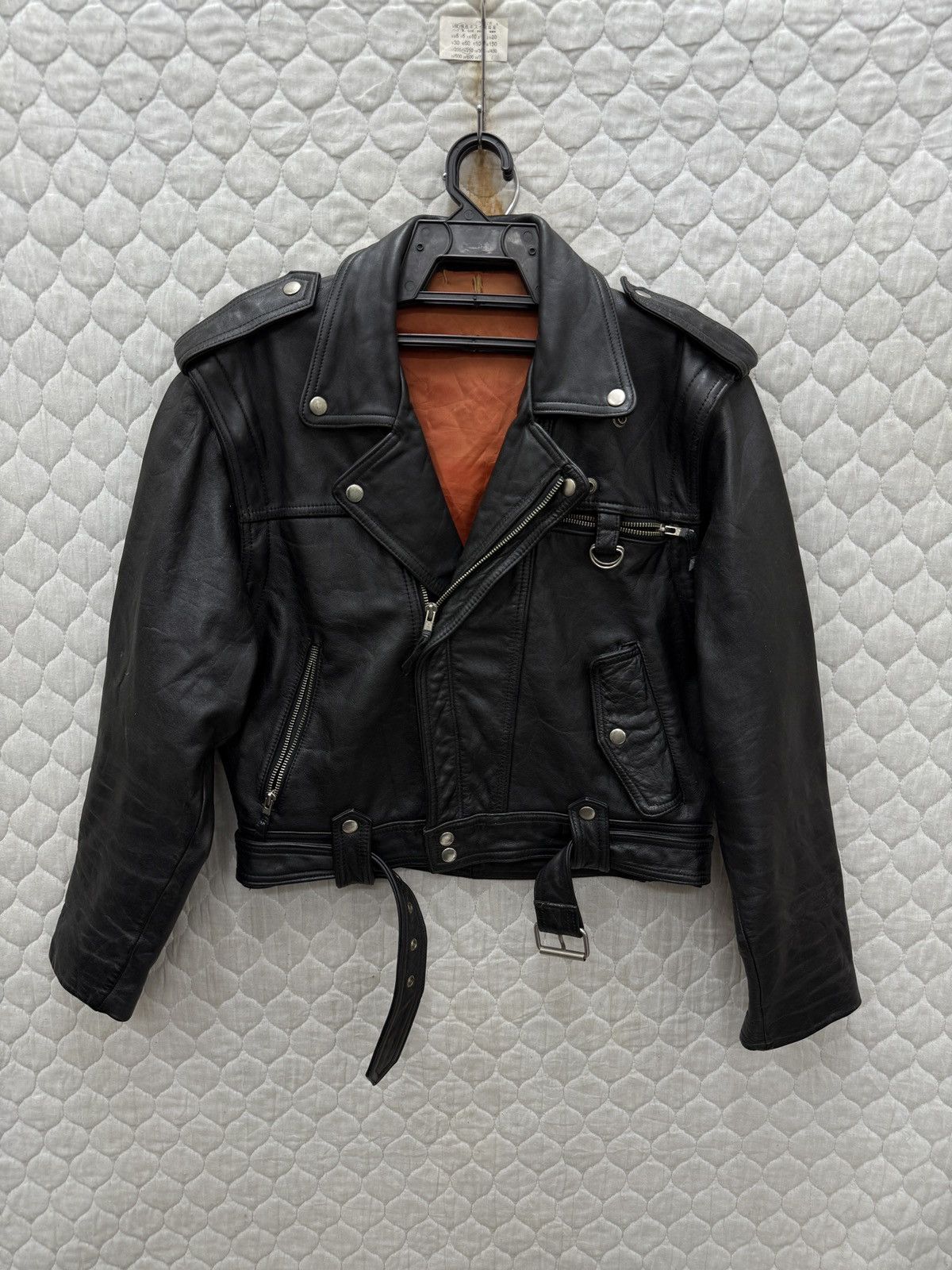 Mastercraft Union 🔥🔥🔥ARCHIVE VTG DOUBLE COLAR LEATHER JACKET Size M / US 6-8 / IT 42-44 - 1 Thumbnail