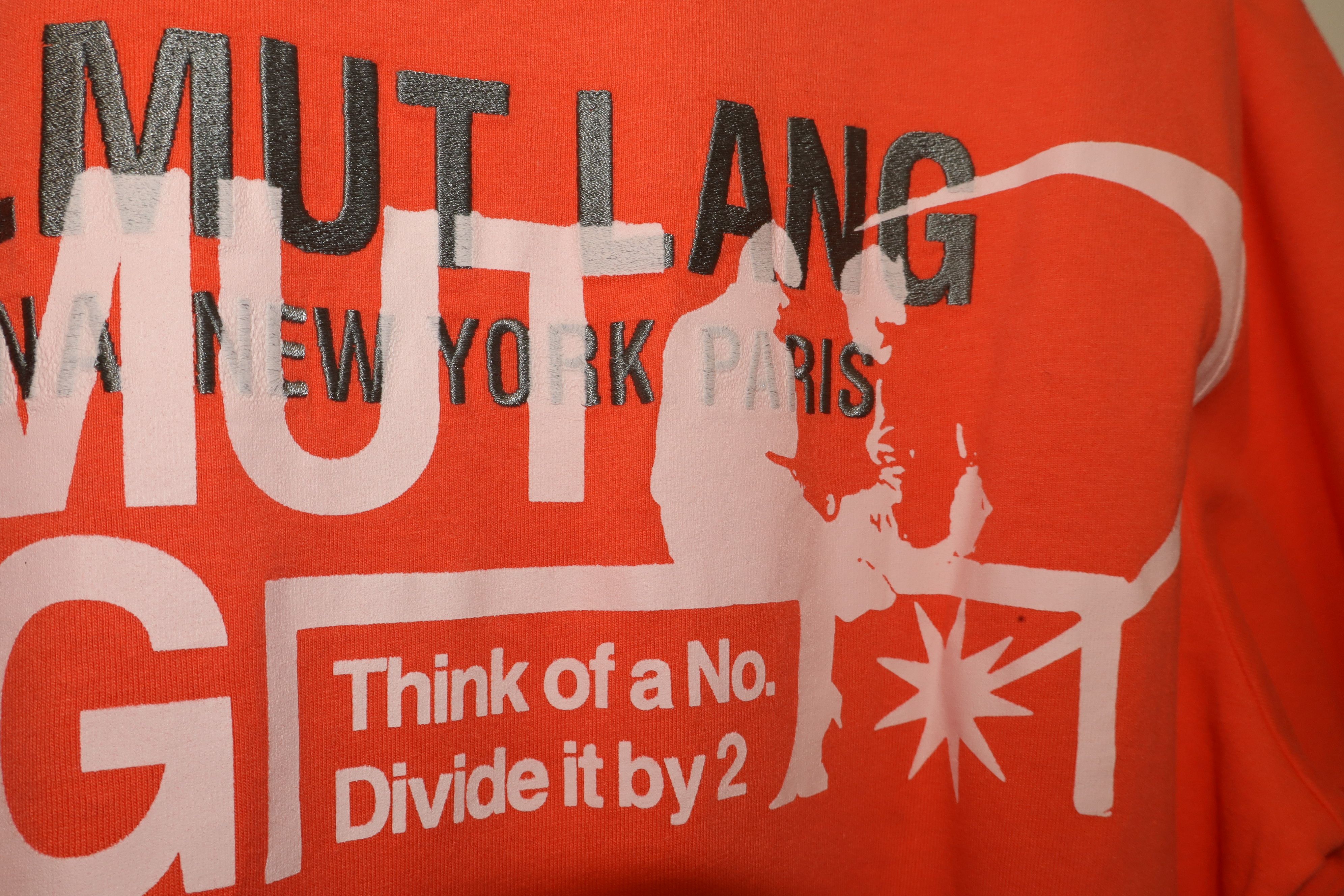 Helmut Lang Math logo print t-shirt Size US L / EU 52-54 / 3 - 11 Thumbnail