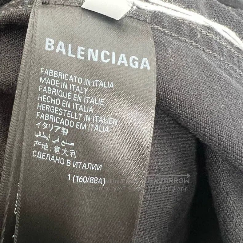 Balenciaga Balenciaga Denim Jacket Black Size US S / EU 44-46 / 1 - 6 Thumbnail