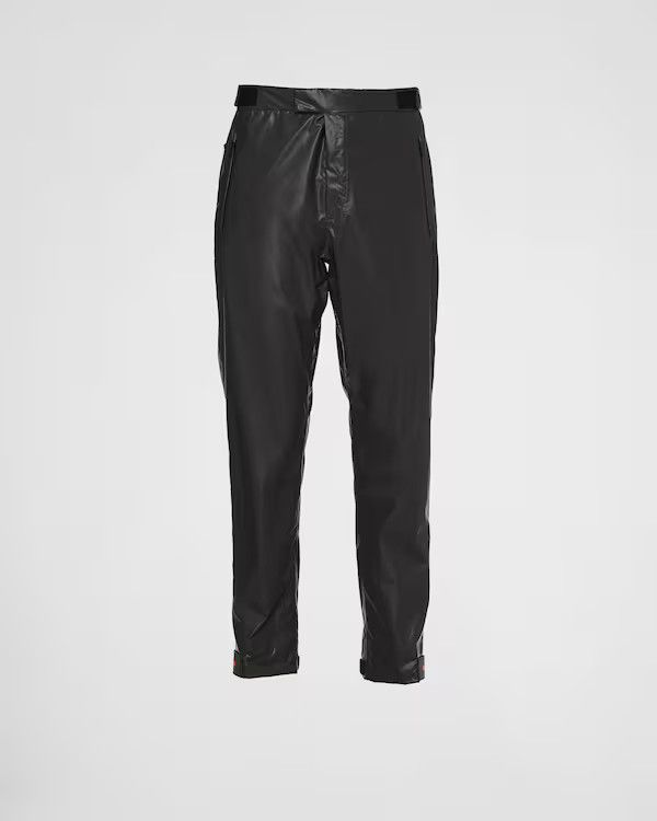 Prada o1bcso1str1025 Re-Nylon Technical Nylon Light Pants in Black Size US 34 / EU 50 - 1 Thumbnail