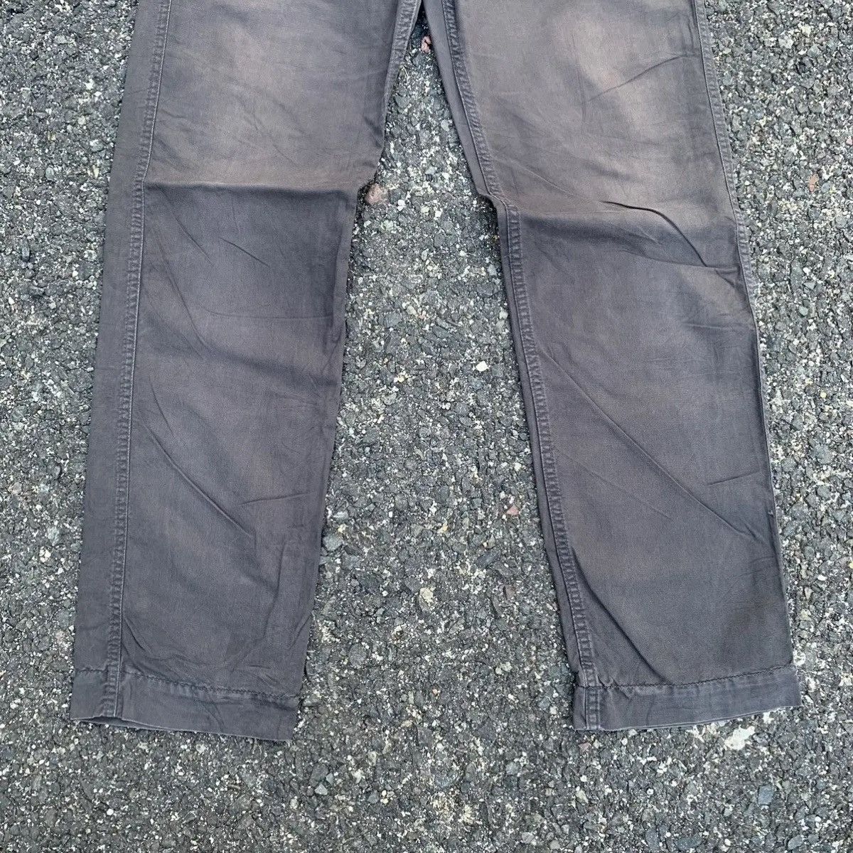 Beams Japan Beams W30 L31 Black Faded Trousers Blank Cinch Back Pants Size US 30 / EU 46 - 3 Thumbnail