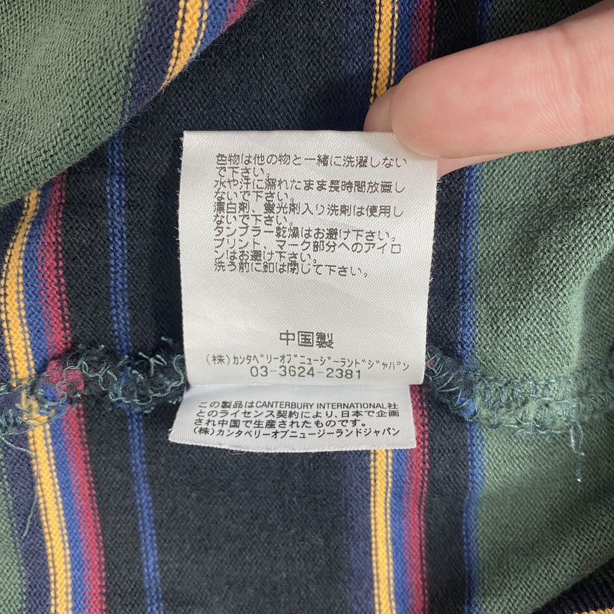 Canterbury of New Zealand CANTERBURY NEW ZEALAND Button Up Collar Multi Color Stripes Size US XXL / EU 58 / 5 - 7 Thumbnail