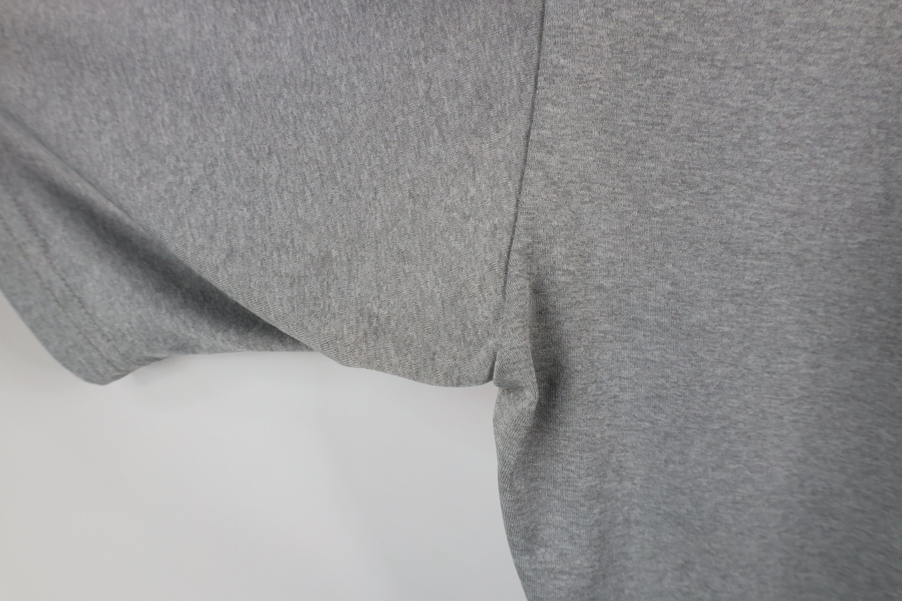 Nike × Vintage Vintage Nike Travis Scott Mini Swoosh T-Shirt Heather Gray Size US XXL / EU 58 / 5 - 5 Thumbnail