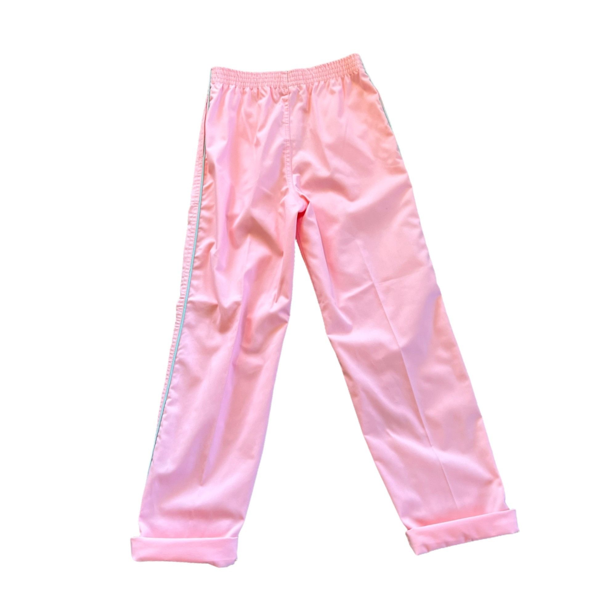 Vintage Vintage Wrangler High Rise Bubble Gum Pink & Pastel Blue Pan Size 28" / US 6 / IT 42 - 5 Thumbnail