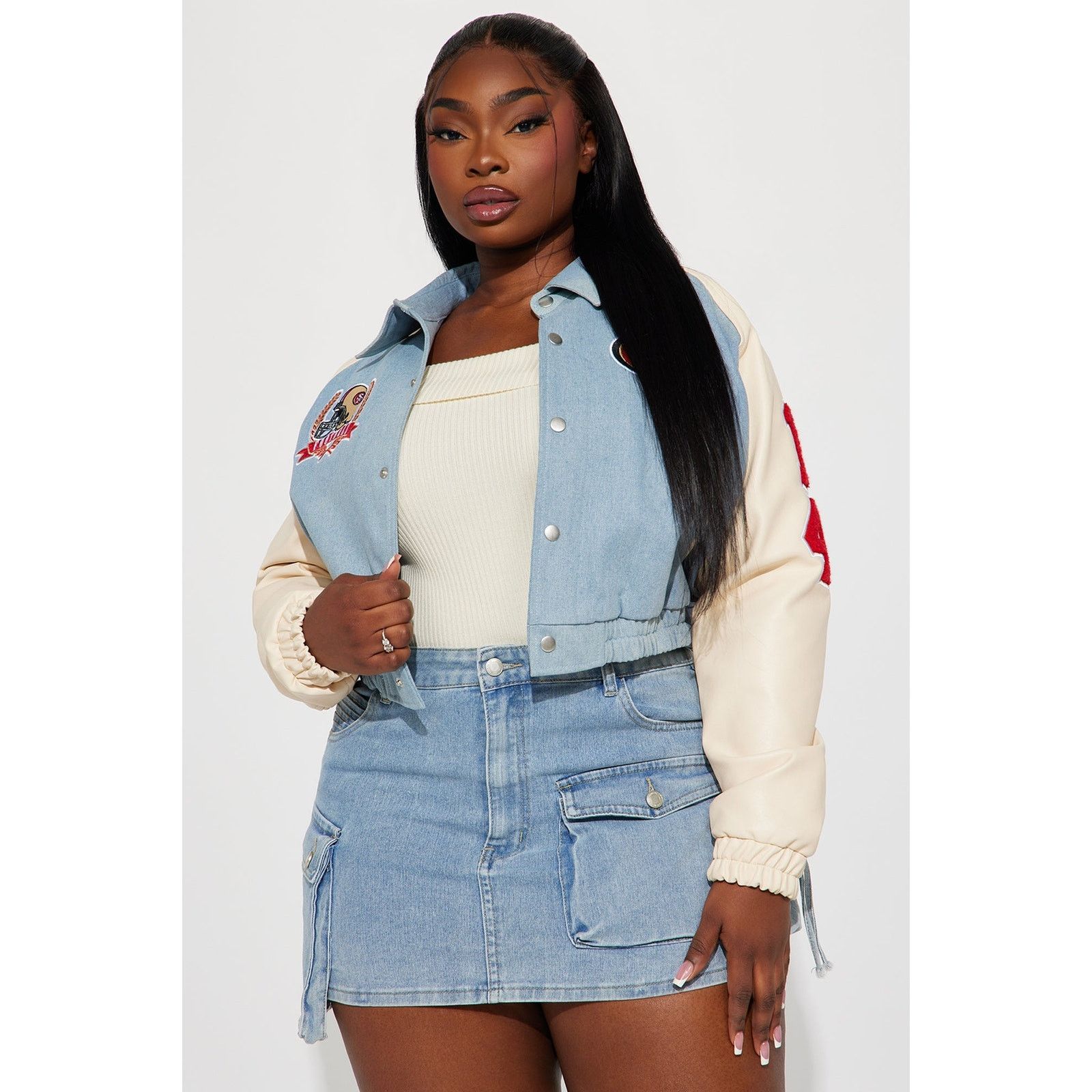 Other 49ers Denim Jacket - Denim - Size 2X Size XXL / US 16-18 / IT 52-54 - 4 Thumbnail