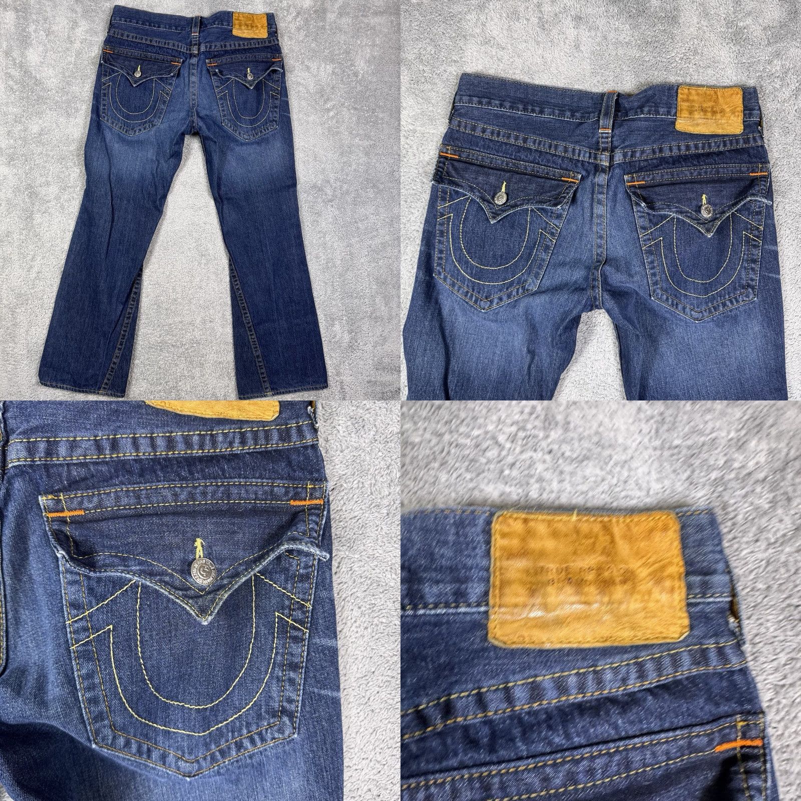True Religion VINTAGE True Religion Jeans Mens 36x31 Bootcut Denim 5-Pocket Logo USA Made Relaxed 80s 90s Hip Hop Shirt? Size US 33 - 9 Thumbnail