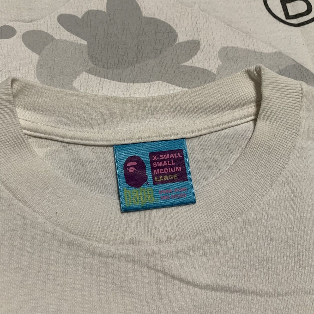 Bape Bape Large Big Ape Head Camo White Tee A Bathing Ape Vintage Size US L / EU 52-54 / 3 - 5 Thumbnail
