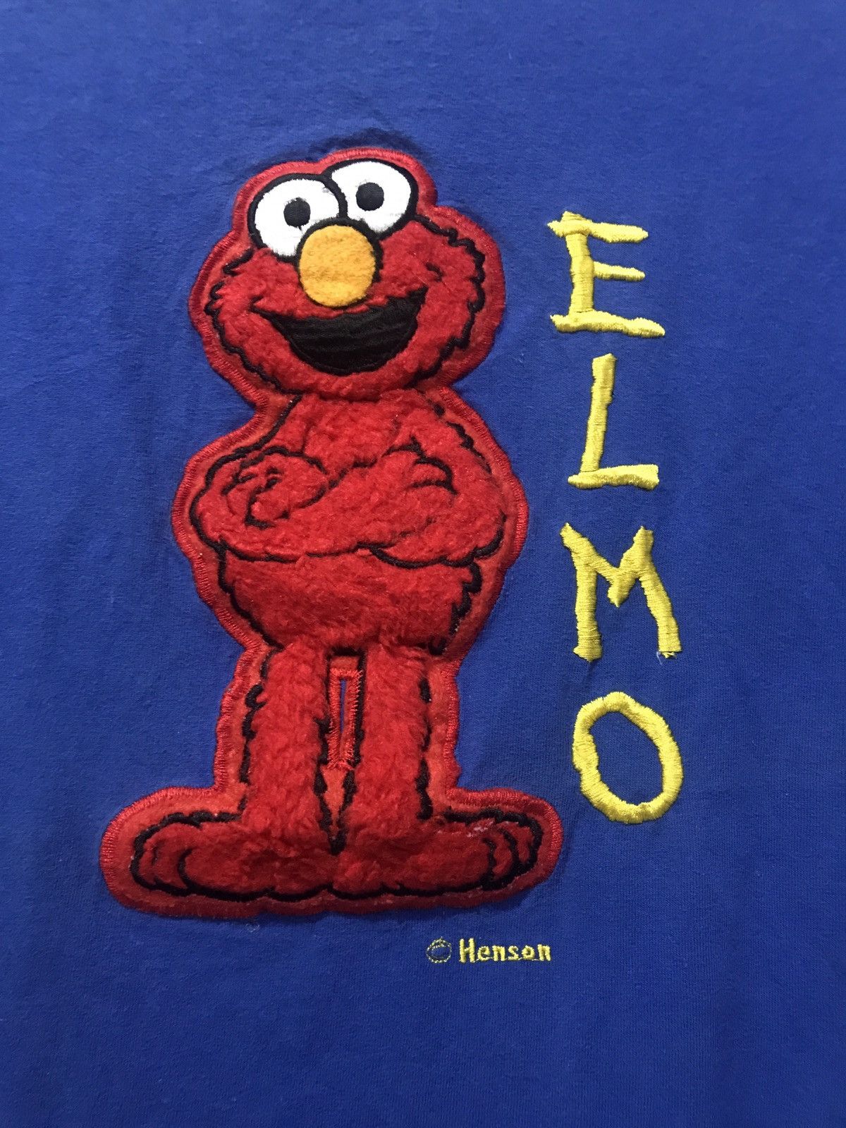 Cartoon Network × Vintage Vintage Sesame Street Fuzzy Elmo Henson T-Shirt Size US L / EU 52-54 / 3 - 2 Thumbnail