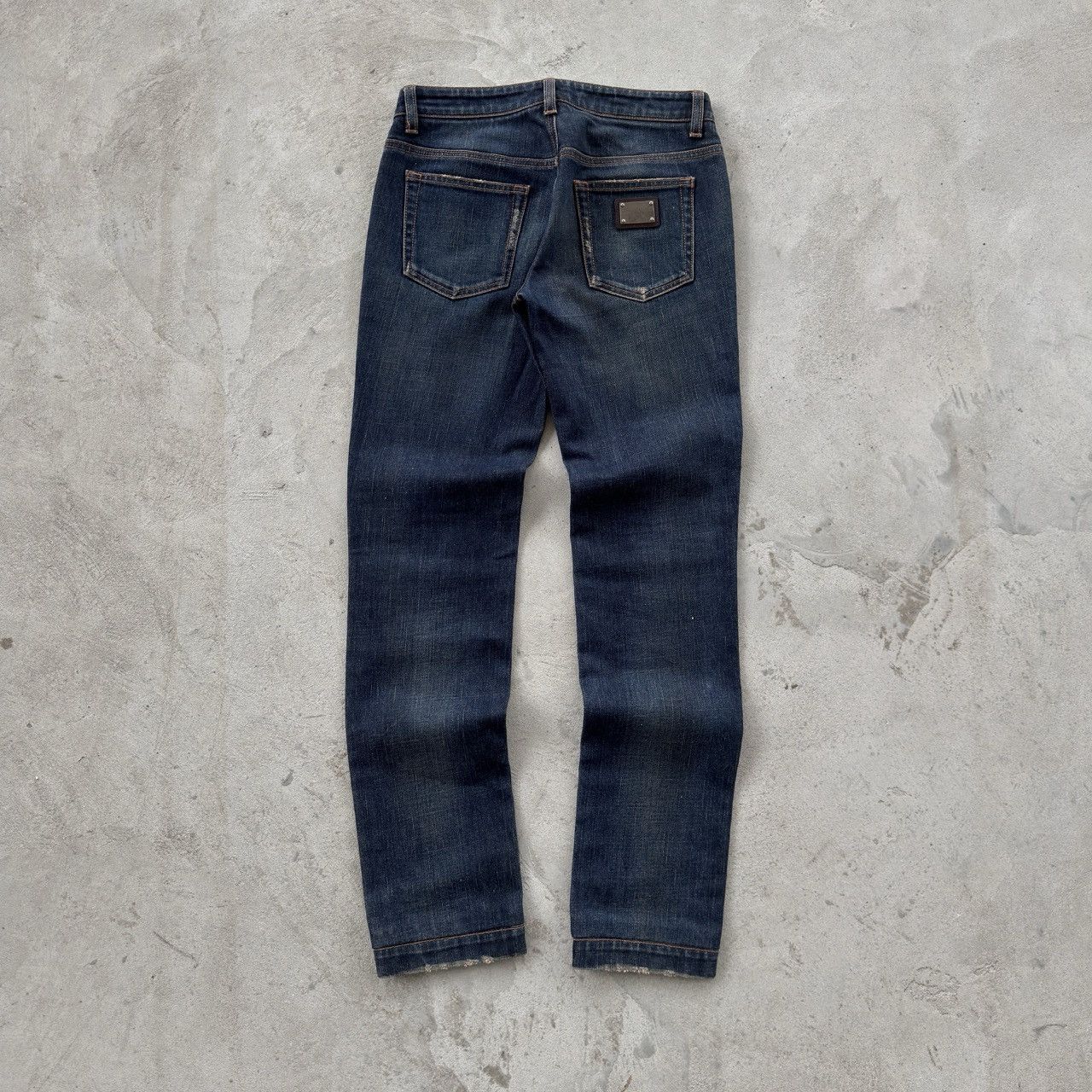 Dolce & Gabbana Dolce & Gabbana Denim Jeans Blue Metal Logo Plate Y2K Size 26" / US 2 / IT 38 - 1 Thumbnail