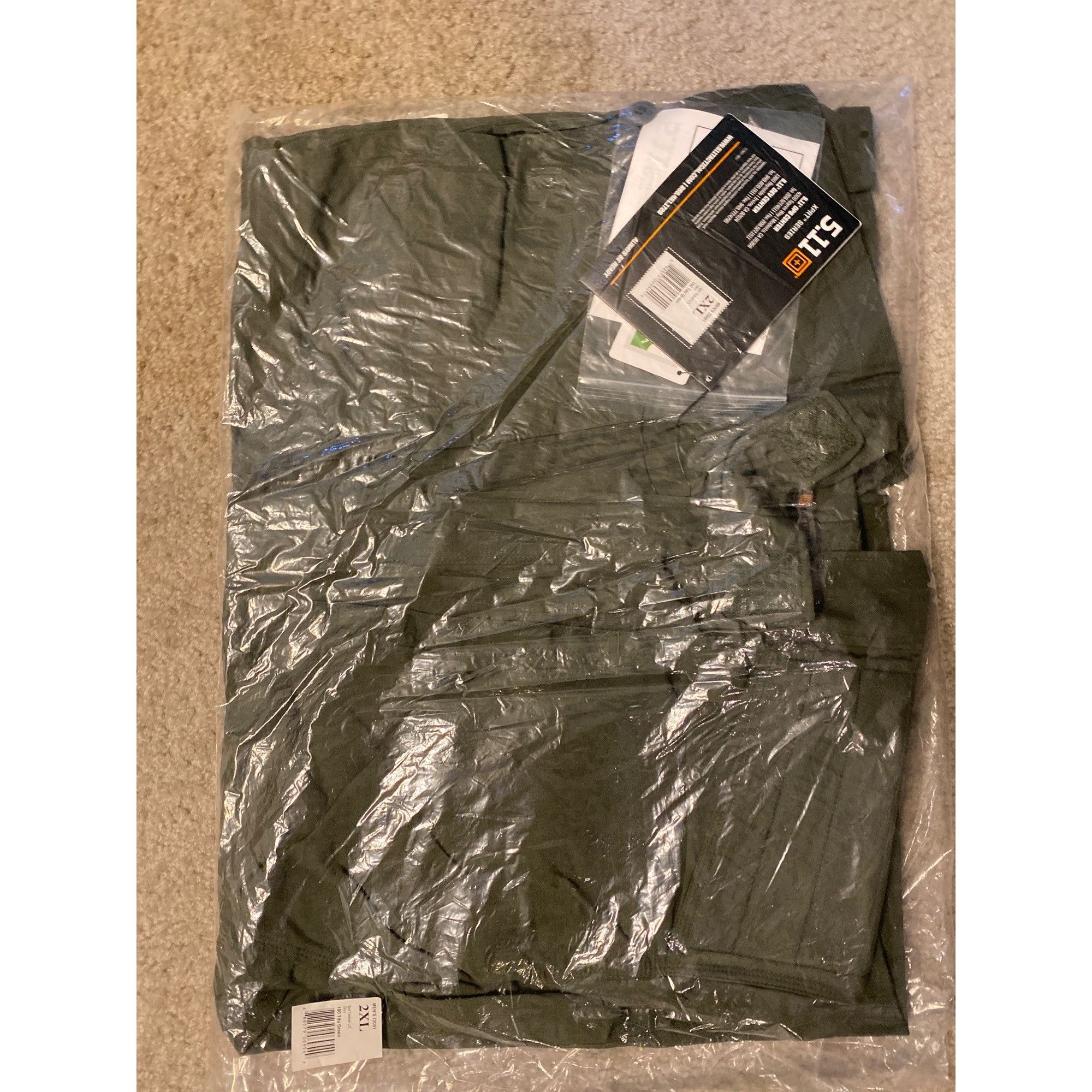 5.11 5.11 TACTICAL XPRT SERIES TDU GREEN SHIRT SZ 2XL NWT Size US XXL / EU 58 / 5 - 3 Thumbnail