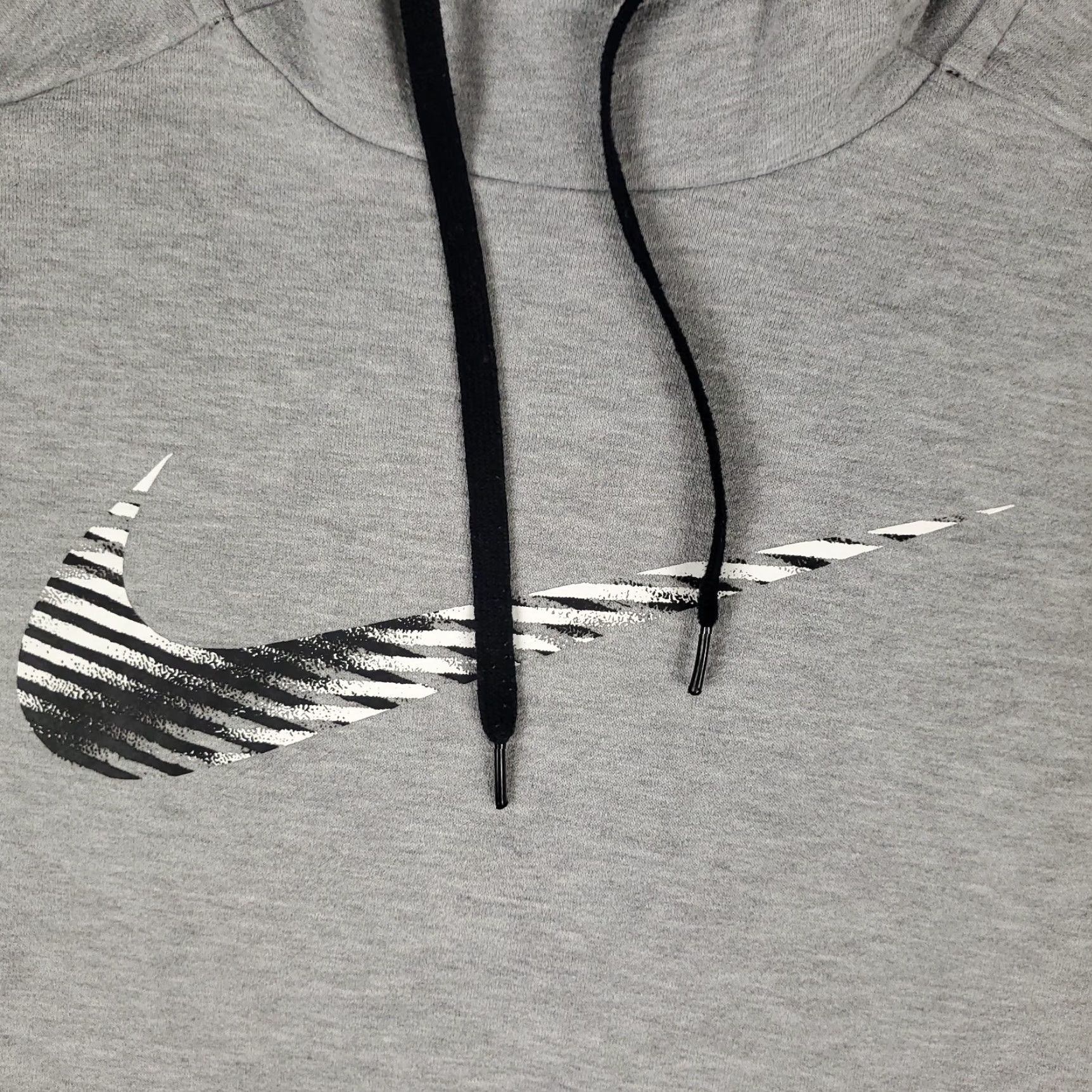 Nike Nike Hoodie Mens Large Gray Swoosh Dri Fit Pullover Sweatshirt Sweater Size US L / EU 52-54 / 3 - 3 Thumbnail