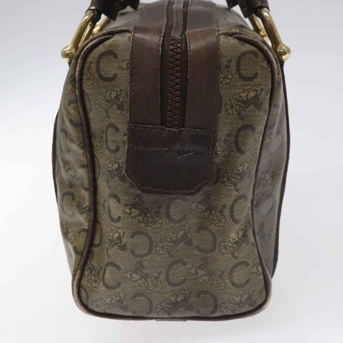 Celine CELINE C Sulky Hand Bag Pvc Dark Brown Gold Size ONE SIZE - 5 Thumbnail