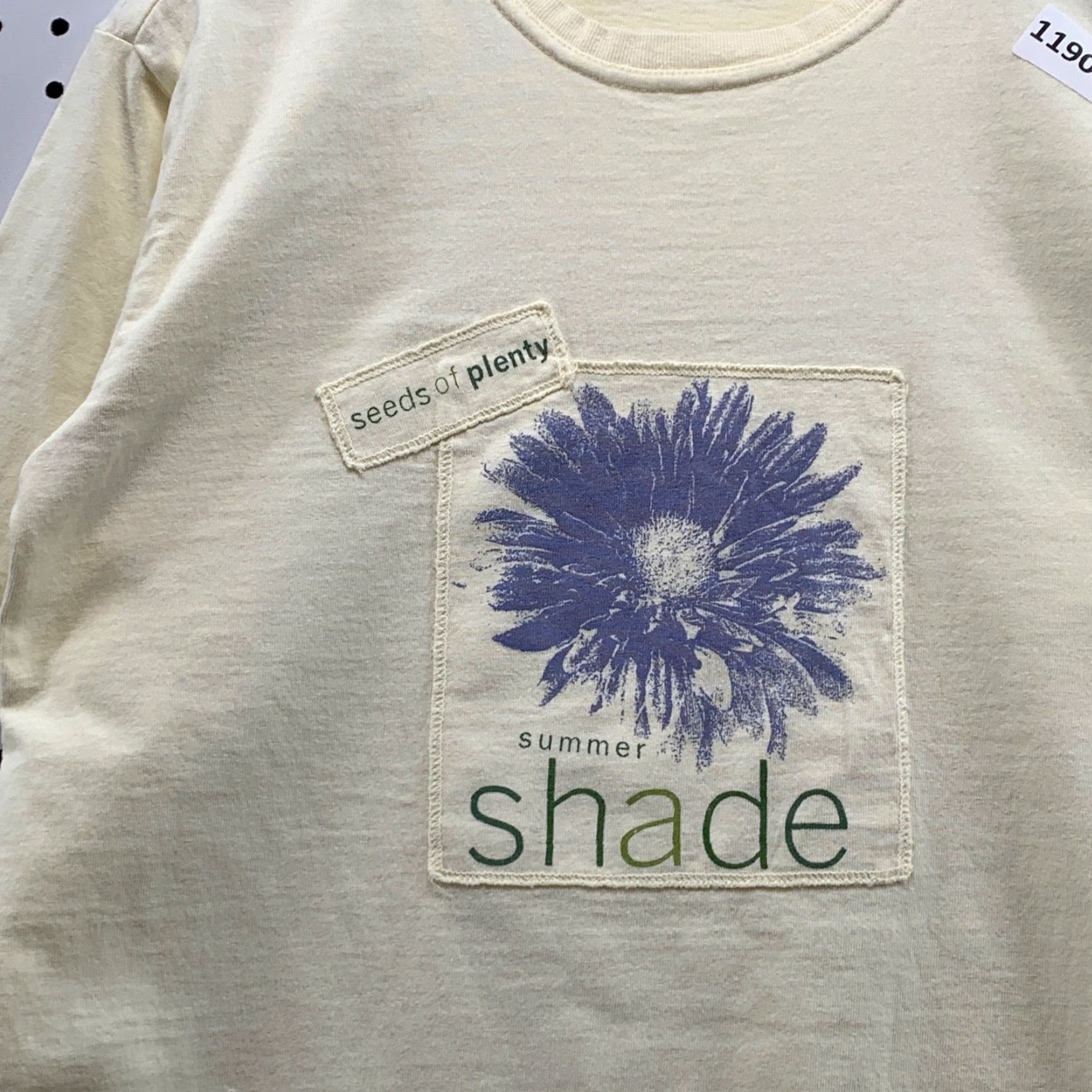Vintage VINTAGE Seeds of Plenty Summer Shade Graphic T-Shirt Adult Medium Yellow Short Sleeve Crew Neck 90s Unisex Size US 31 - 4 Thumbnail