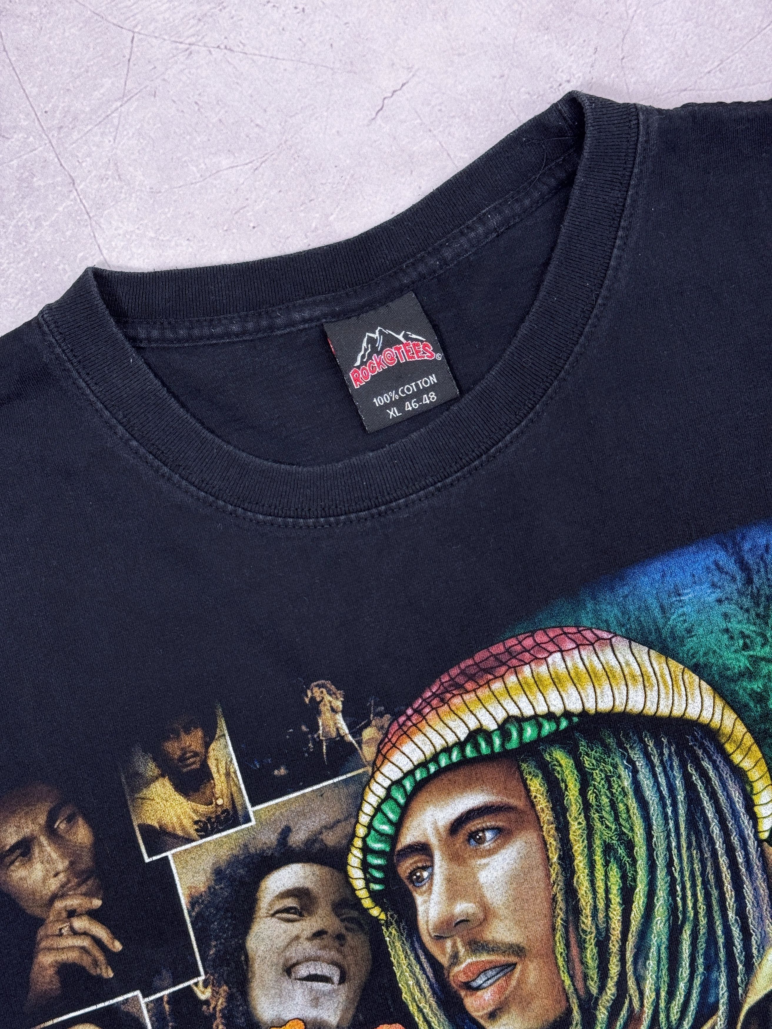 Vintage Bob Marley T-Shirt Free Your Mind Size US L / EU 52-54 / 3 - 5 Thumbnail