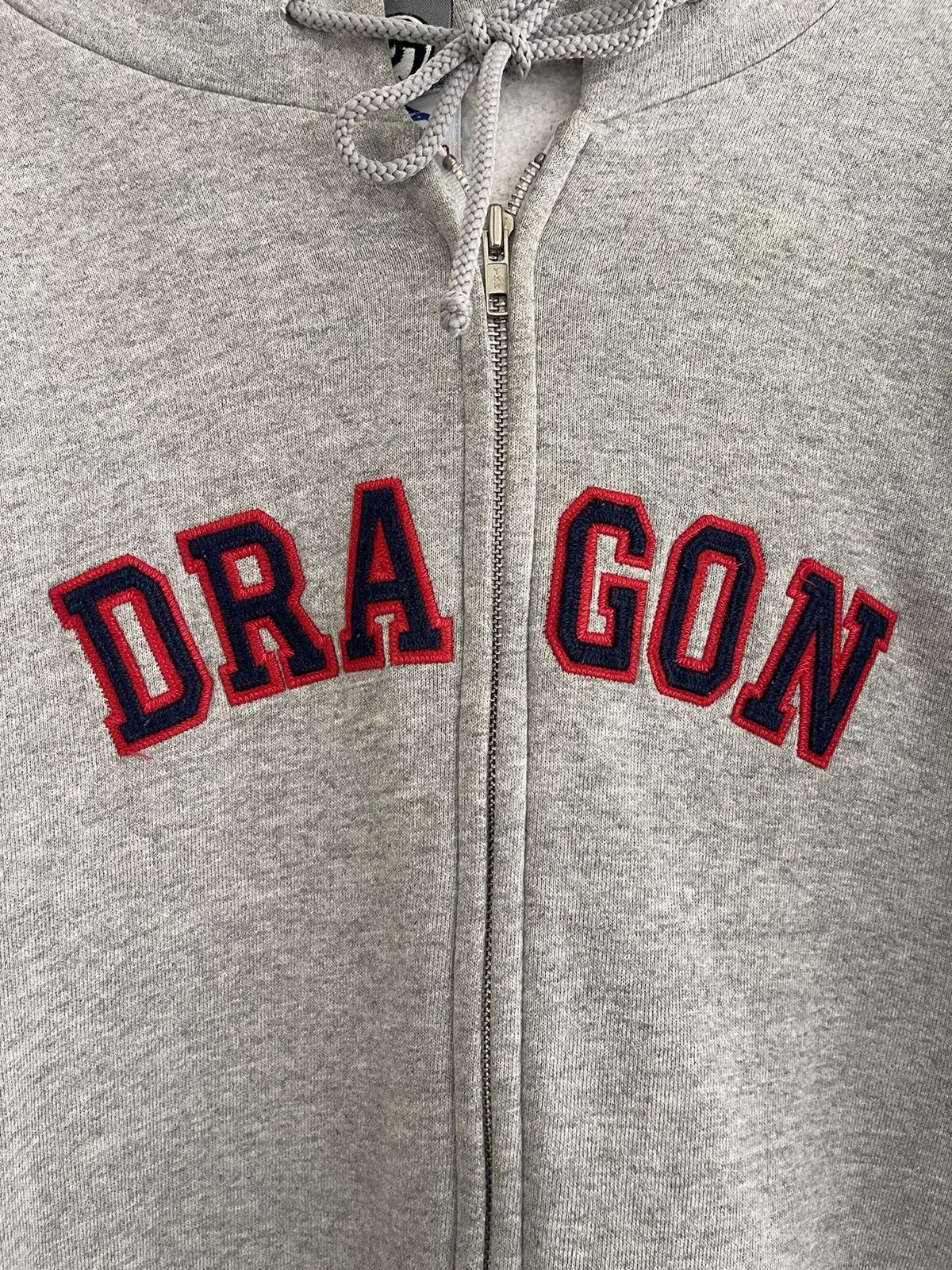 Vintage Vintage Dragon Skateboard Spellout Full Zip Hoodie Size US L / EU 52-54 / 3 - 3 Thumbnail