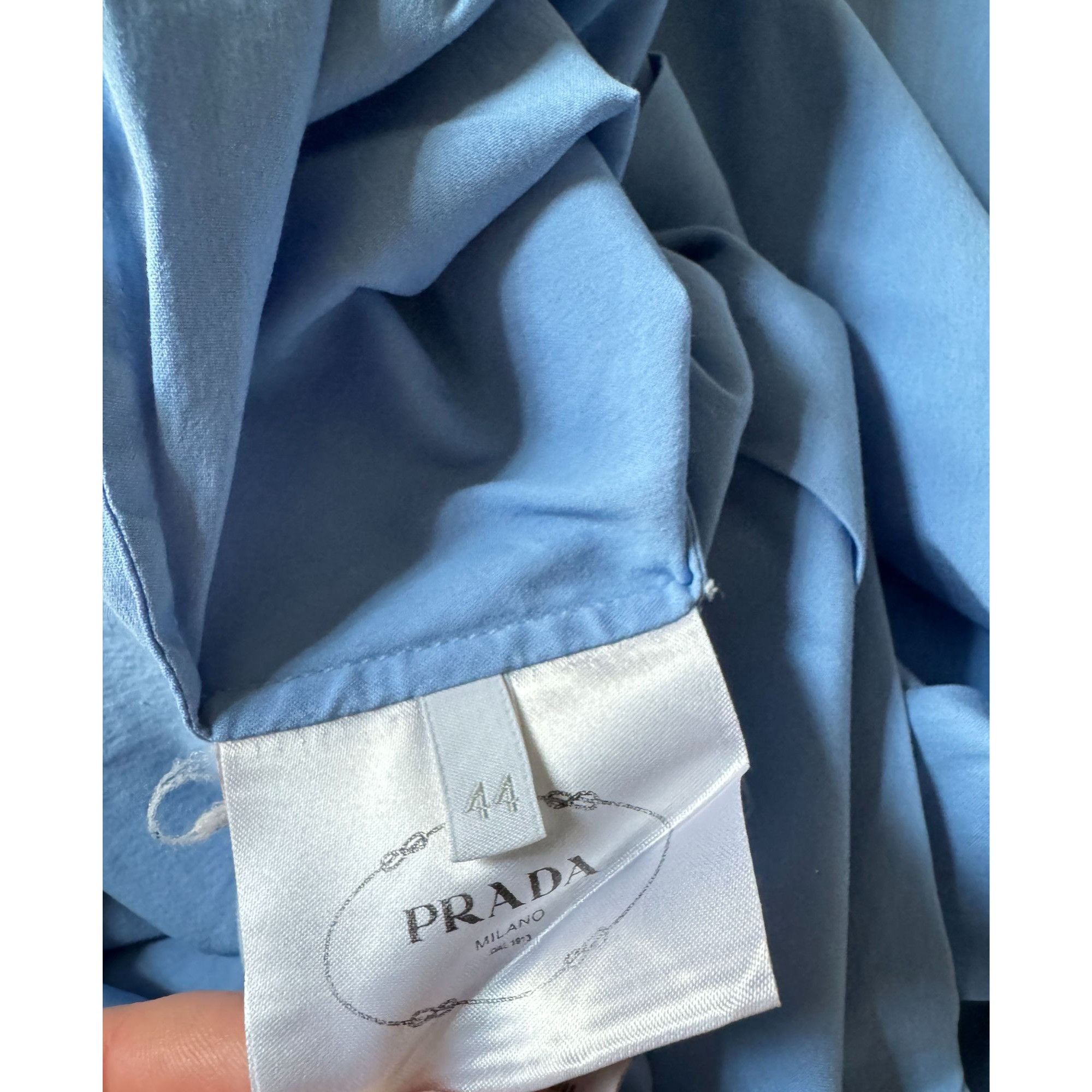 Prada 2019 Blue Shirt Size M / US 6-8 / IT 42-44 - 6 Thumbnail