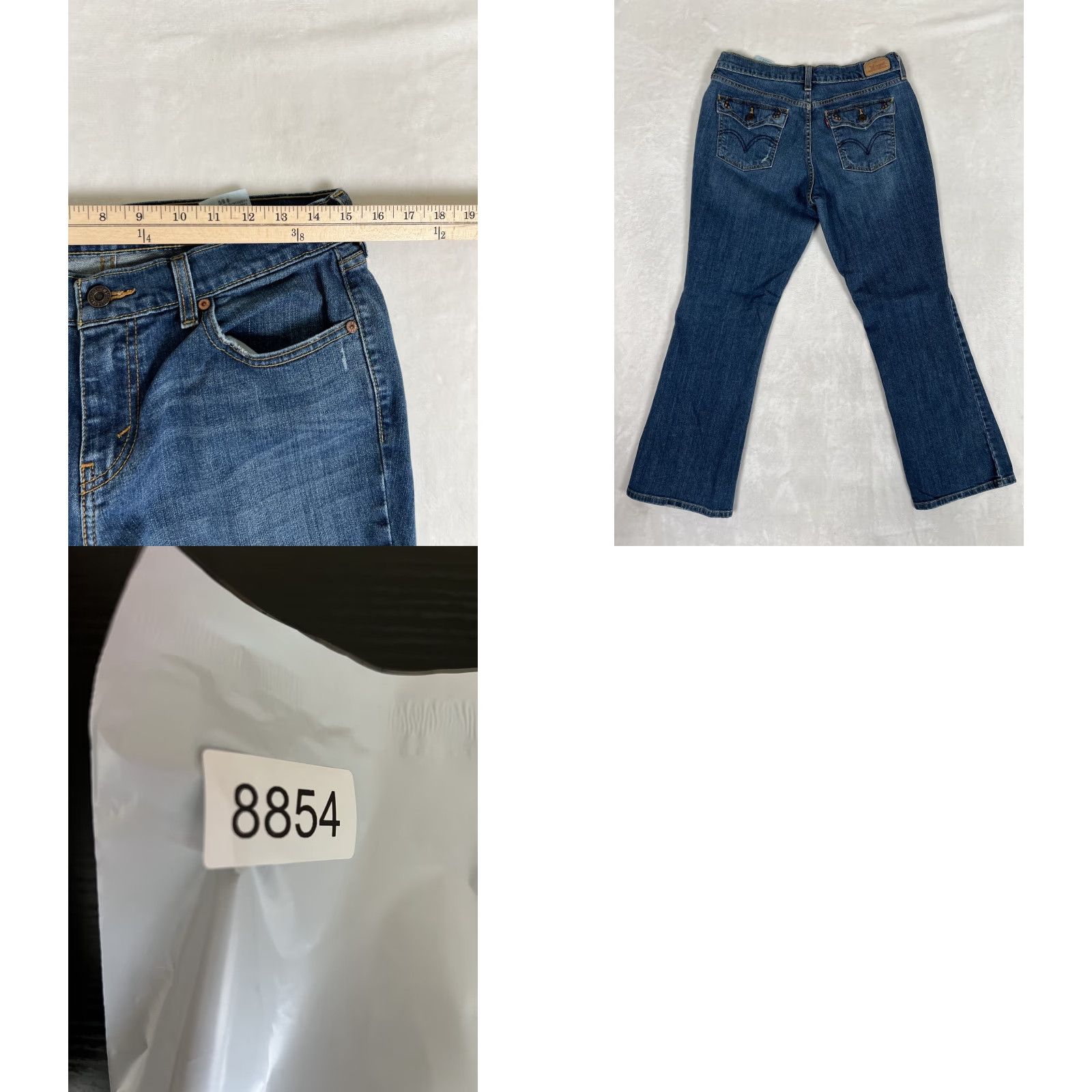 Levi's VINTAGE Levi's 515 Boot Cut Jeans Women's 8 Regular Denim Blue 28in Inseam Size 30" / US 8 / IT 44 - 8 Thumbnail