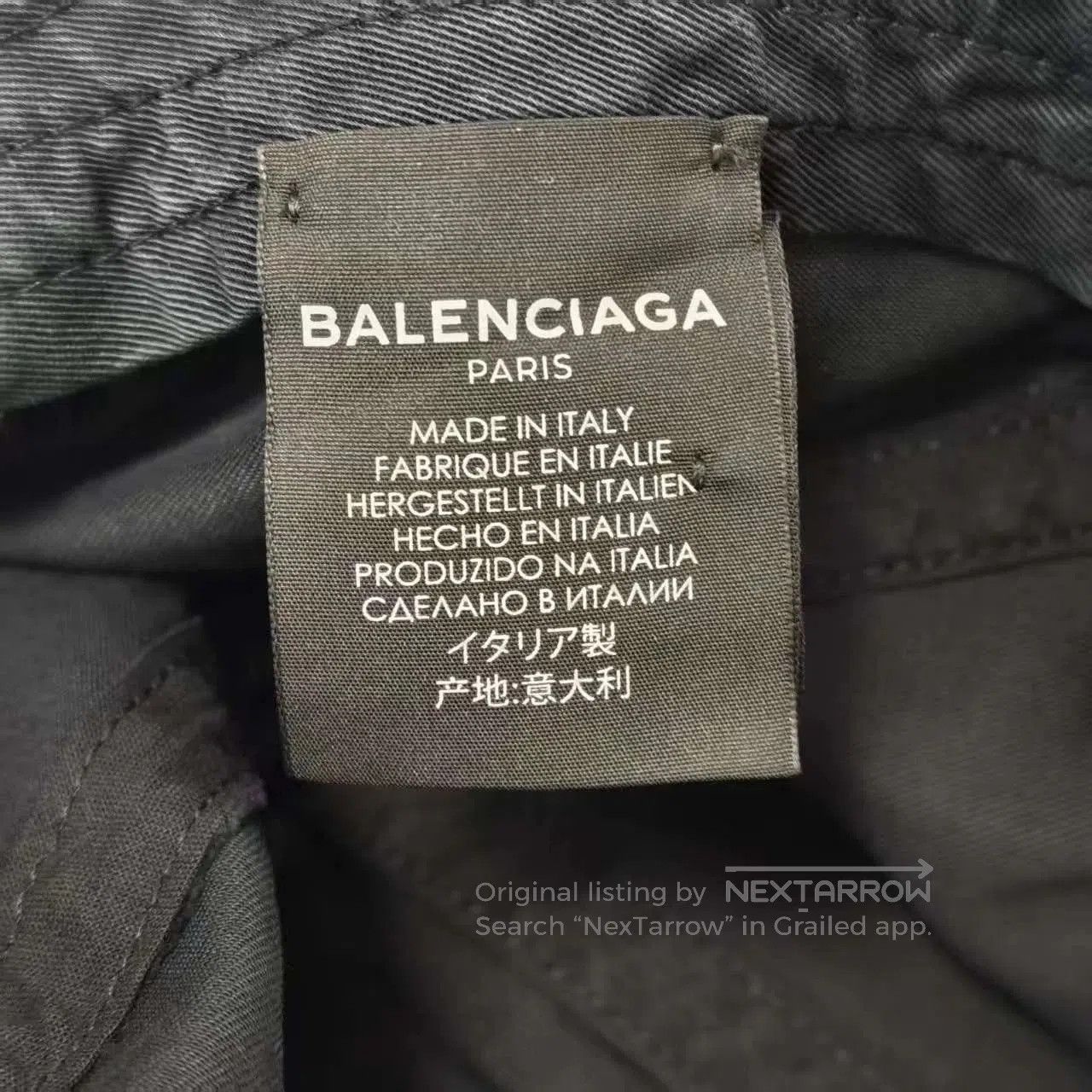 Balenciaga Balenciaga 2017 Black Baseball Cap. Size ONE SIZE - 5 Thumbnail