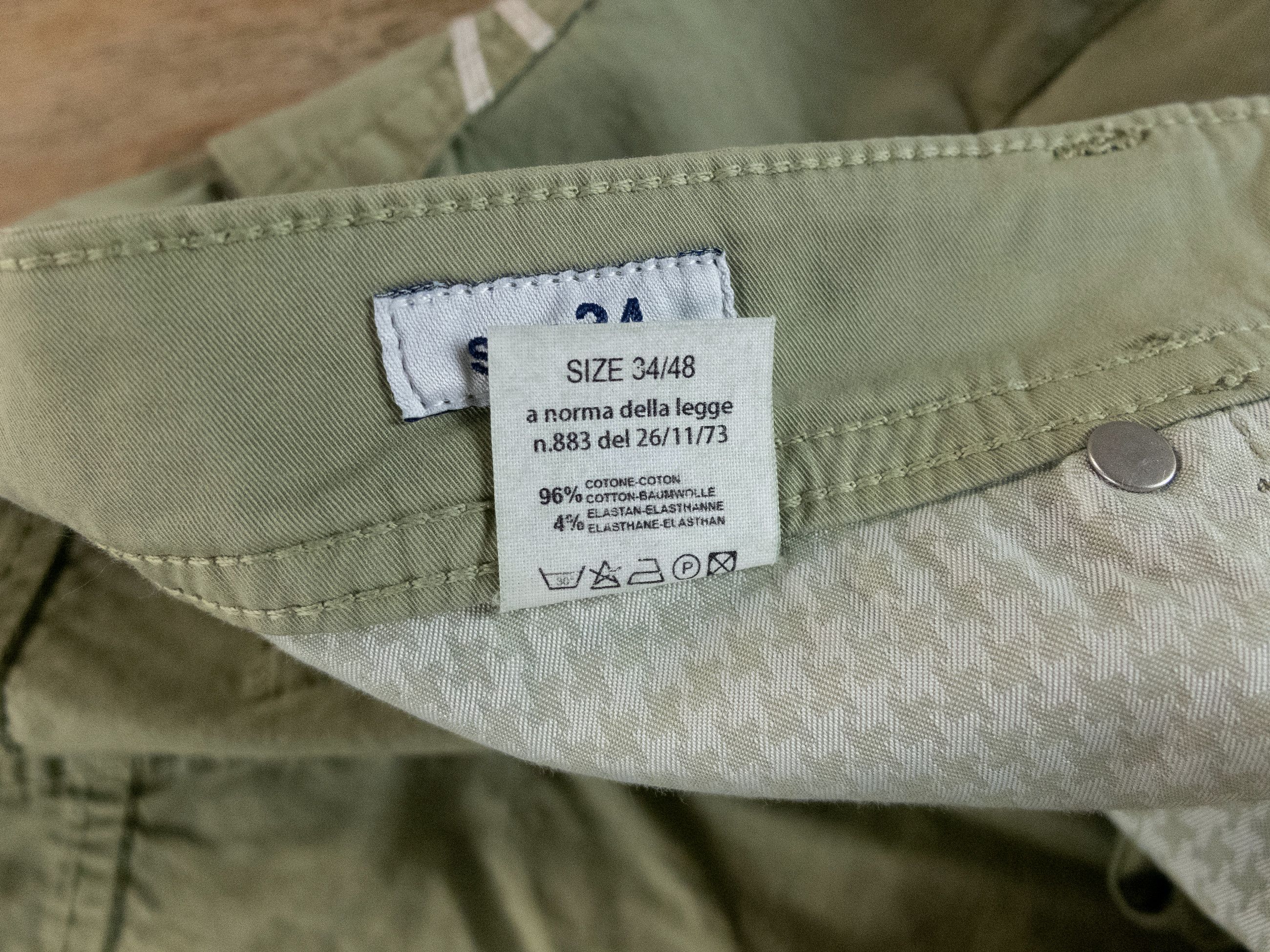 Barba Napoli BARBA Napoli green slim fit lightweight jeans Size 34 / 50 Size US 34 / EU 50 - 8 Thumbnail