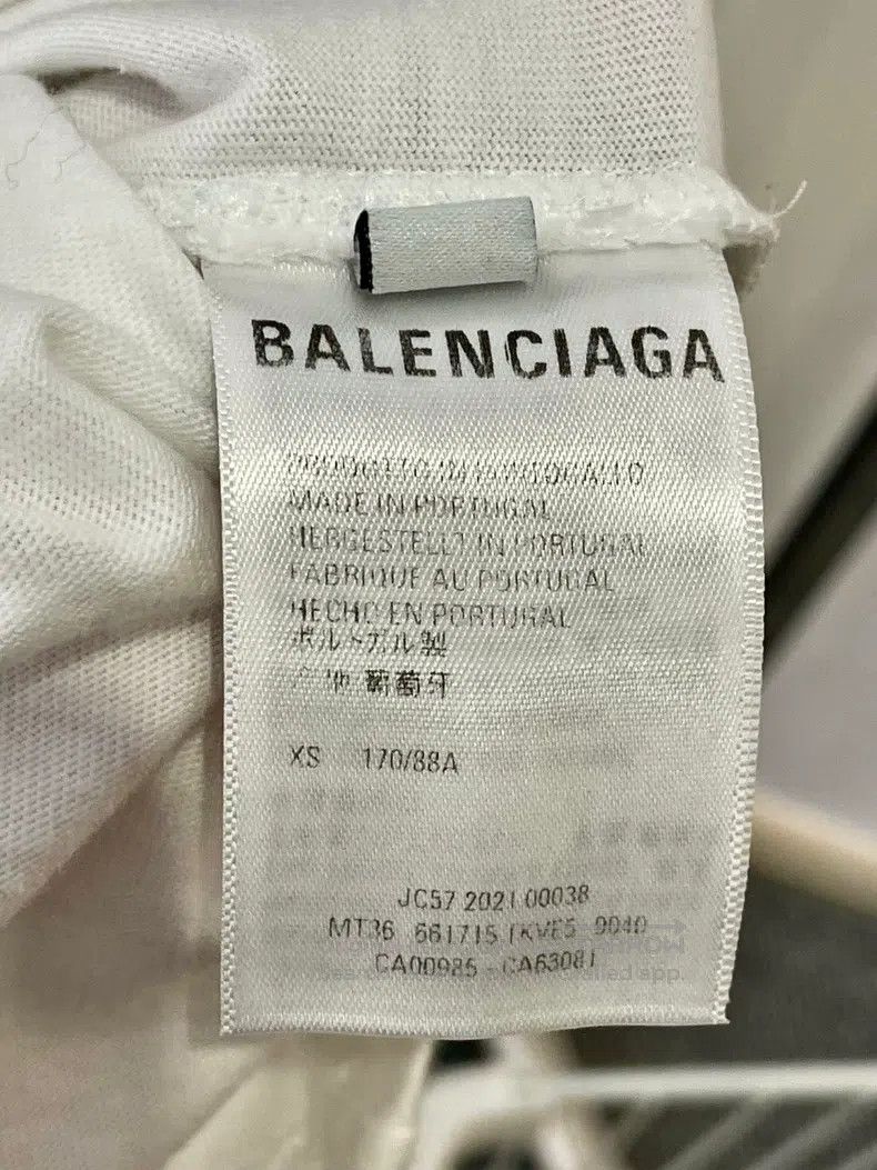 Balenciaga Balenciaga Alphabet Logo print waterfall letter short slee Size US XS / EU 42 / 0 - 5 Thumbnail