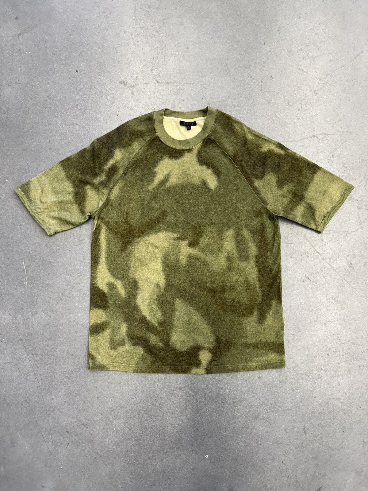 Yeezy Yeezy Season 3 Raglan Knit Camo Tee Size US S / EU 44-46 / 1 - 1 Thumbnail