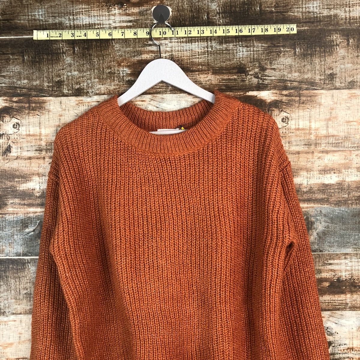 Homespun Knitwear × Japanese Brand Lepsim Orange vintage Knitwear #A2264 Size L / US 10 / IT 46 - 2 Thumbnail