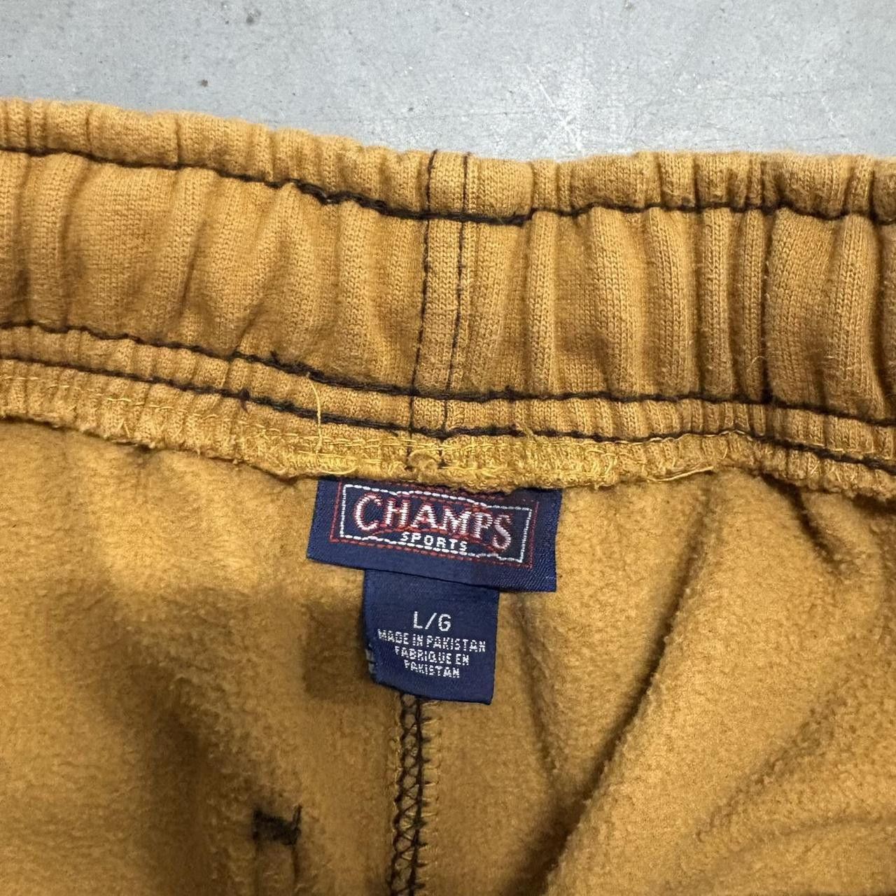 Vintage Crazy Vintage Y2K/2000s Baggy Brownish Yellow Champs Sweatpants! Size US 34 / EU 50 - 7 Thumbnail