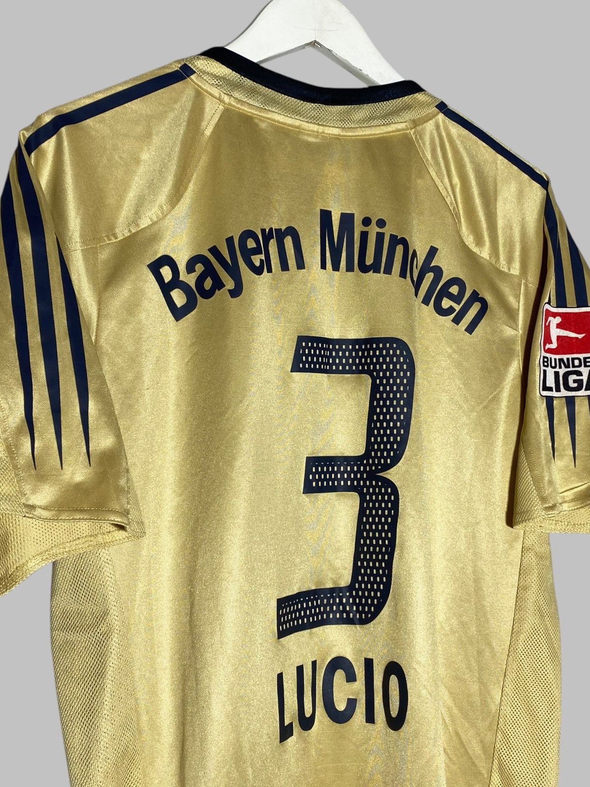 Adidas 🔥 BAYERN MUNCHEN #3 LUCIO JERSEY VINTAGE NIKE BRAZILIAN ICON Size US M / EU 48-50 / 2 - 14 Thumbnail