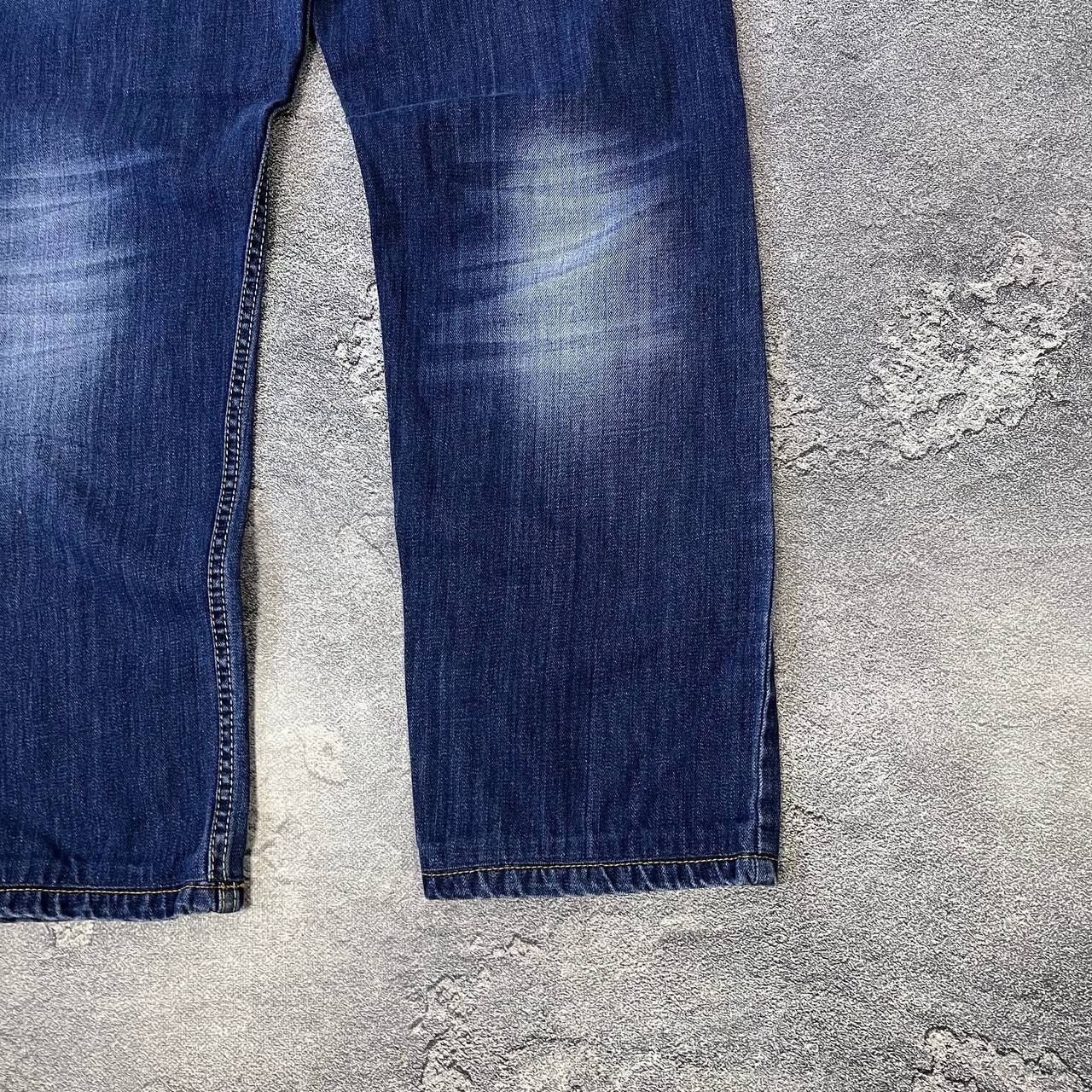 G-Star Vintage Big Logo G-Star Faded Jeans Distressed Thrashed Y2K Size US 33 - 14 Thumbnail