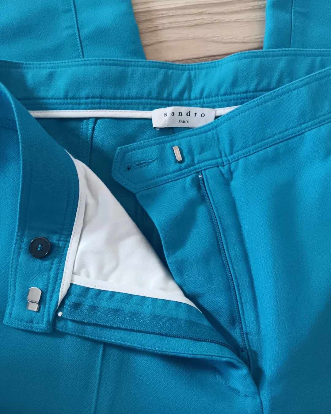 Sandro Blue Sandro pants Size 27" / US 4 / IT 40 - 3 Thumbnail