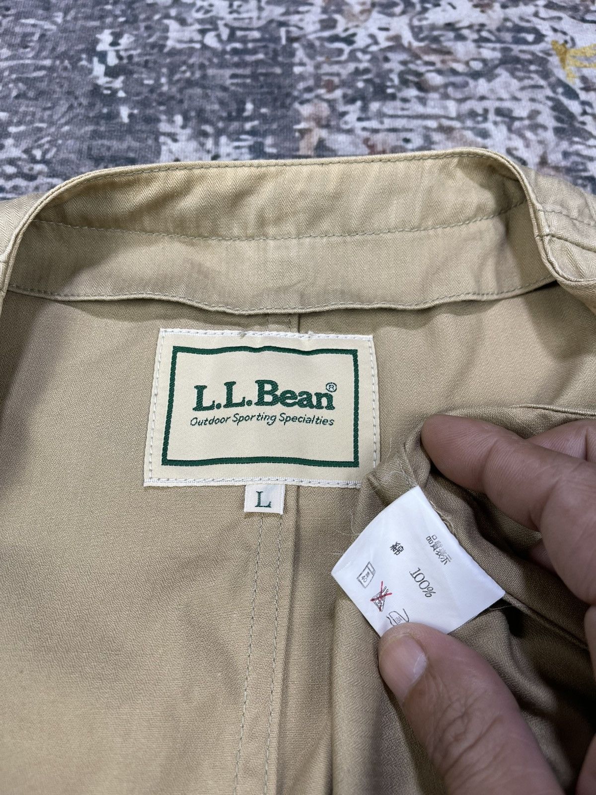 L.L. Bean Vintage LL Bean Herringbone Utility Work Vest Size US M / EU 48-50 / 2 - 10 Thumbnail