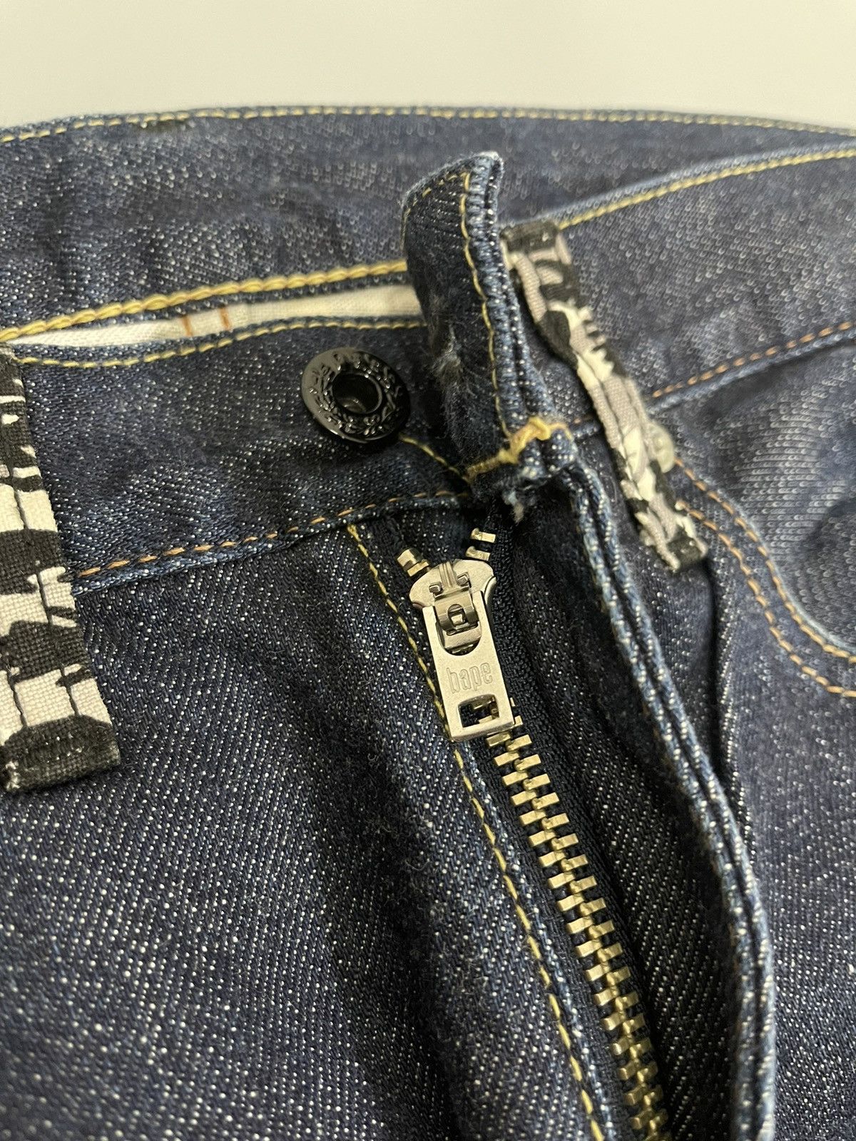 Bape Bape Nigo Nape Embroidered Jorts Bapesta denim Size US 31 - 6 Thumbnail